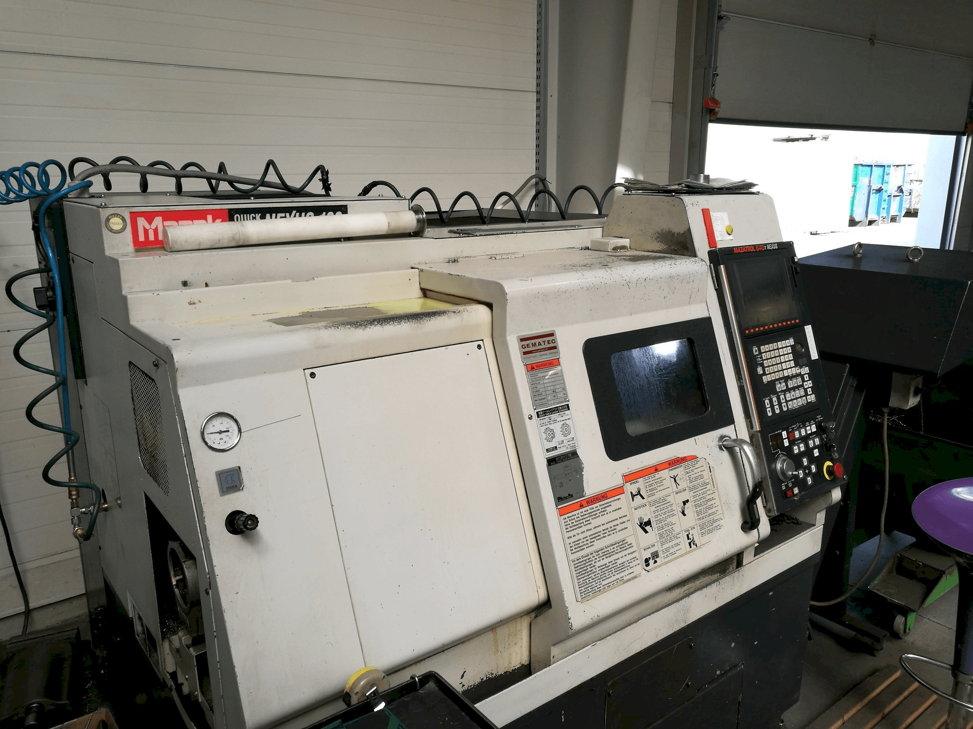 Makine Mazak QT NEXUS 100 - Sol taraftaki görüntü