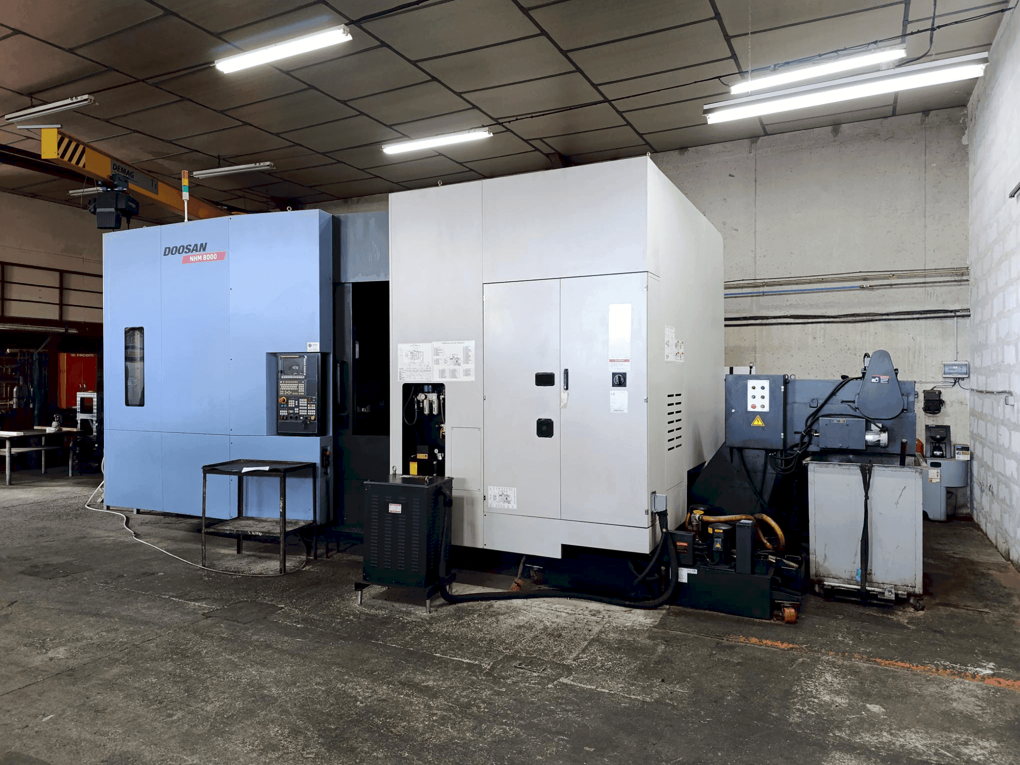 Makine DOOSAN HM 8000 - Önden görünüm