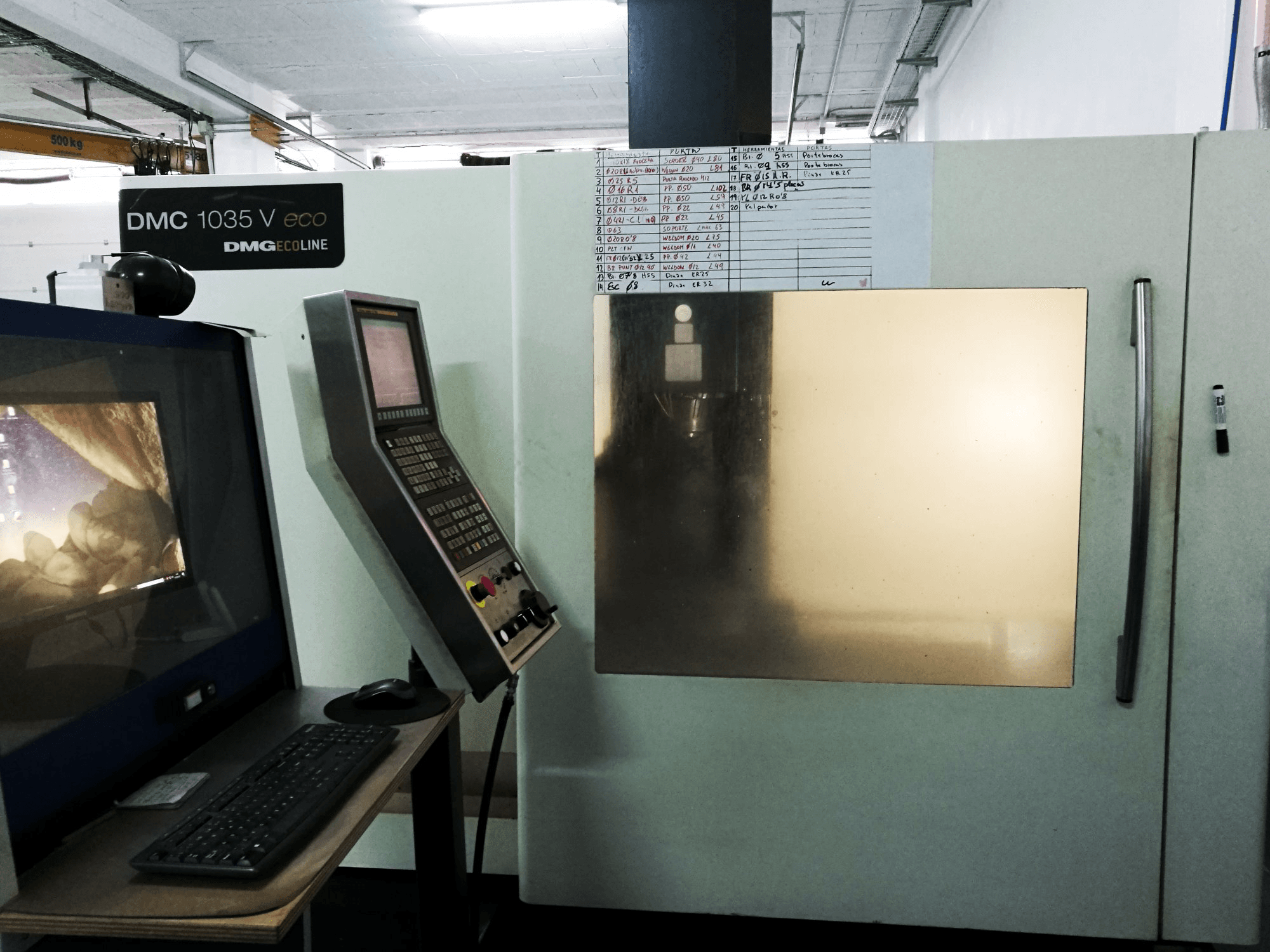 Makine DMG MORI - Önden görünüm DMC 1035 V eco