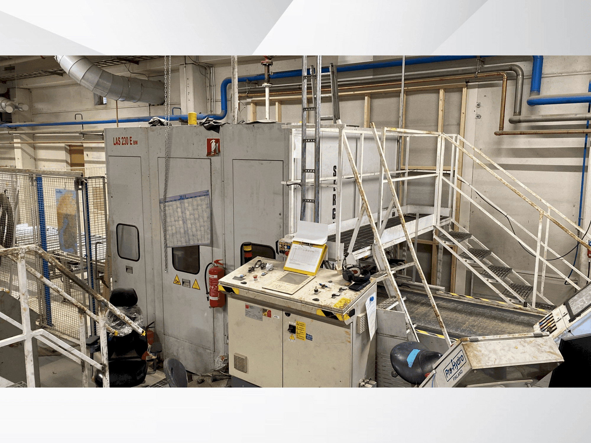 Makine SERGIANI LAS 230BM - Önden görünüm