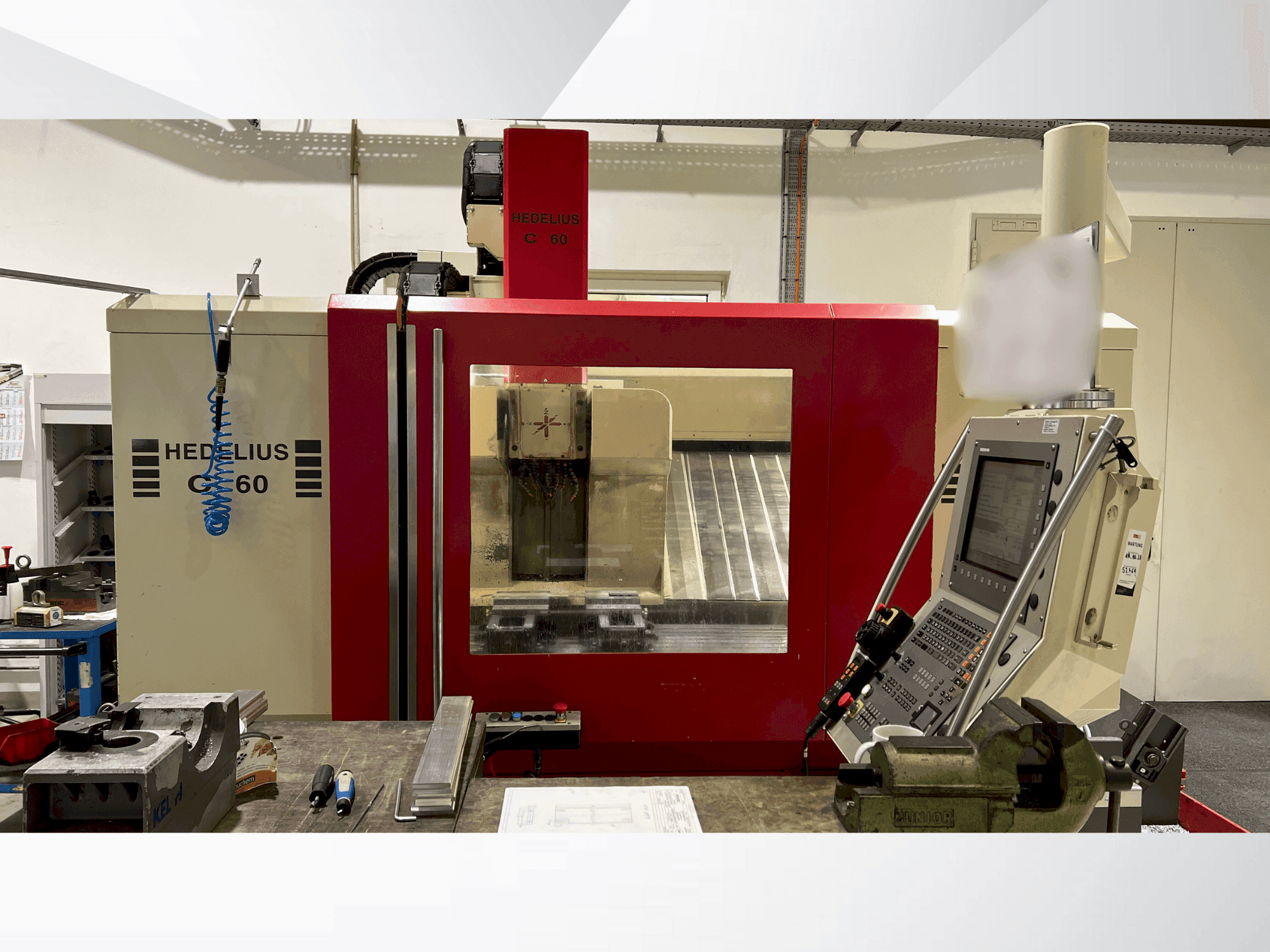 Makine HEDELIUS C60S-1200 - Önden görünüm