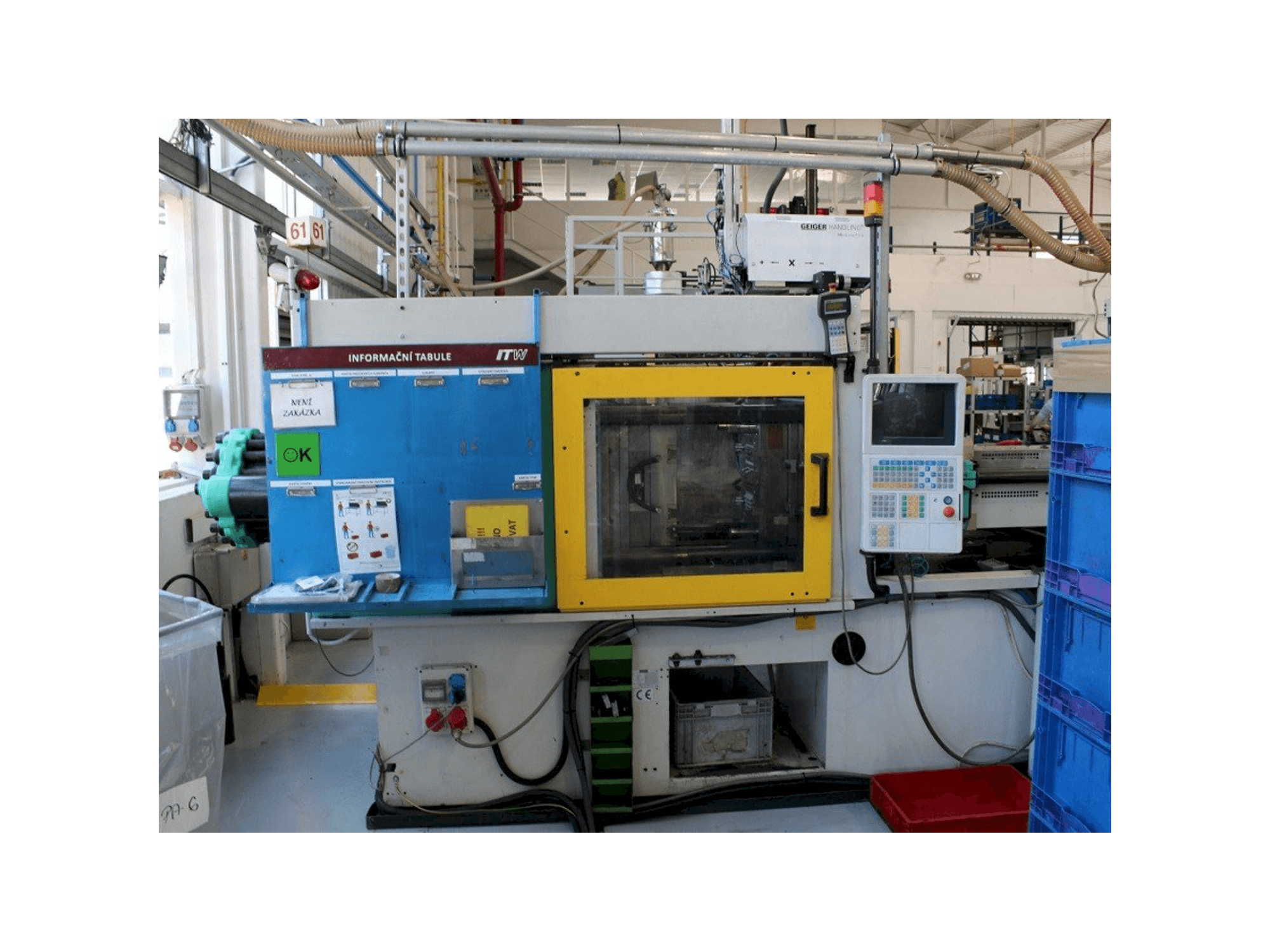 Makine Arburg 470 C 1500-800 - Önden görünüm