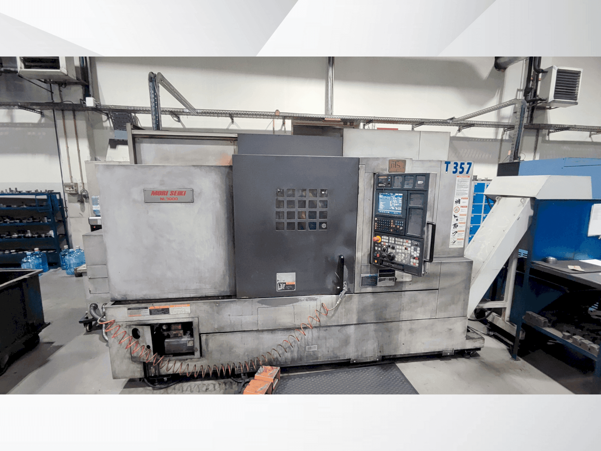 Makine MORI SEIKI NL 3000/700 - Önden görünüm