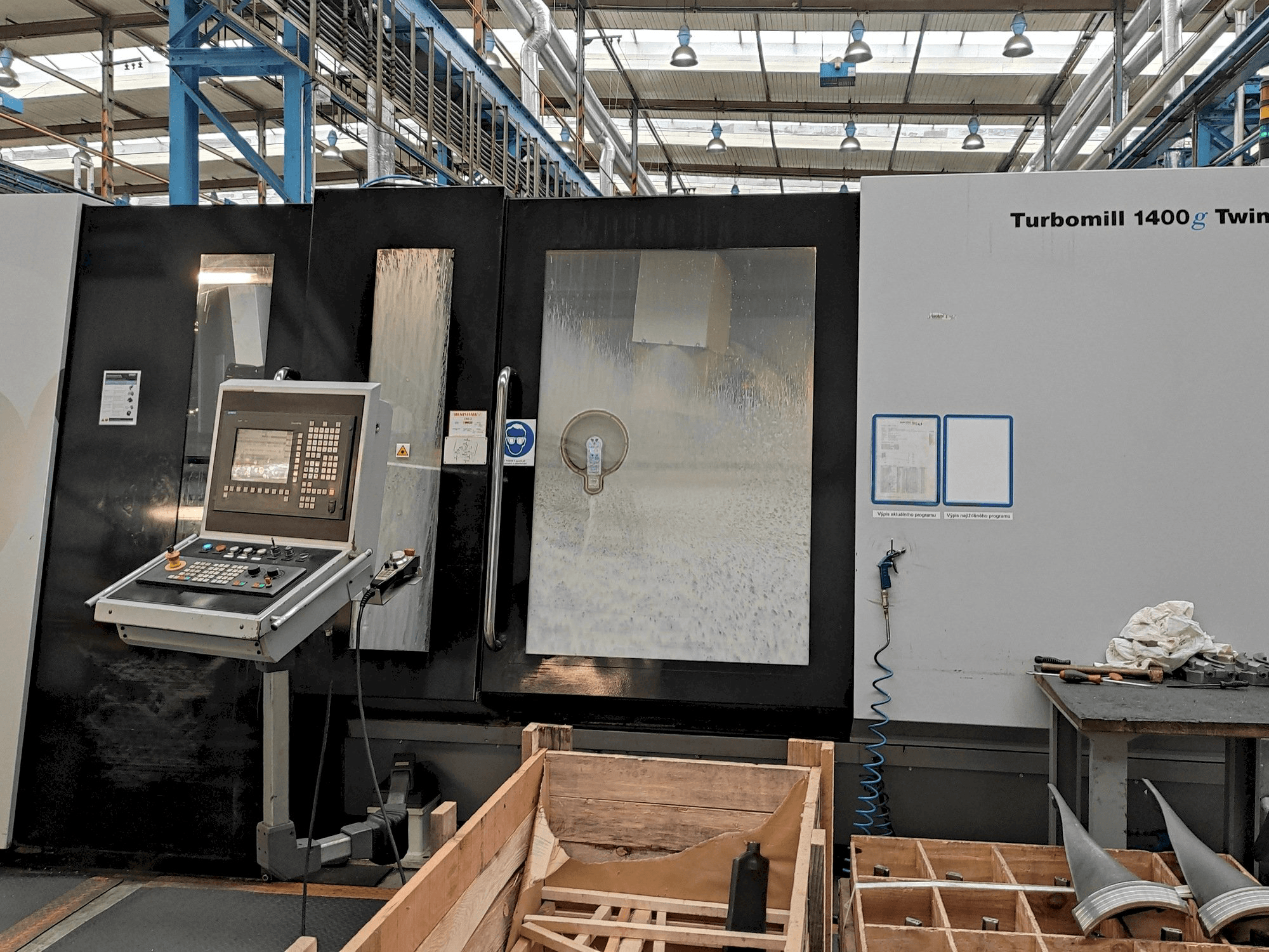 Makine Liechti Turbomill 1400g Twin - Önden görünüm