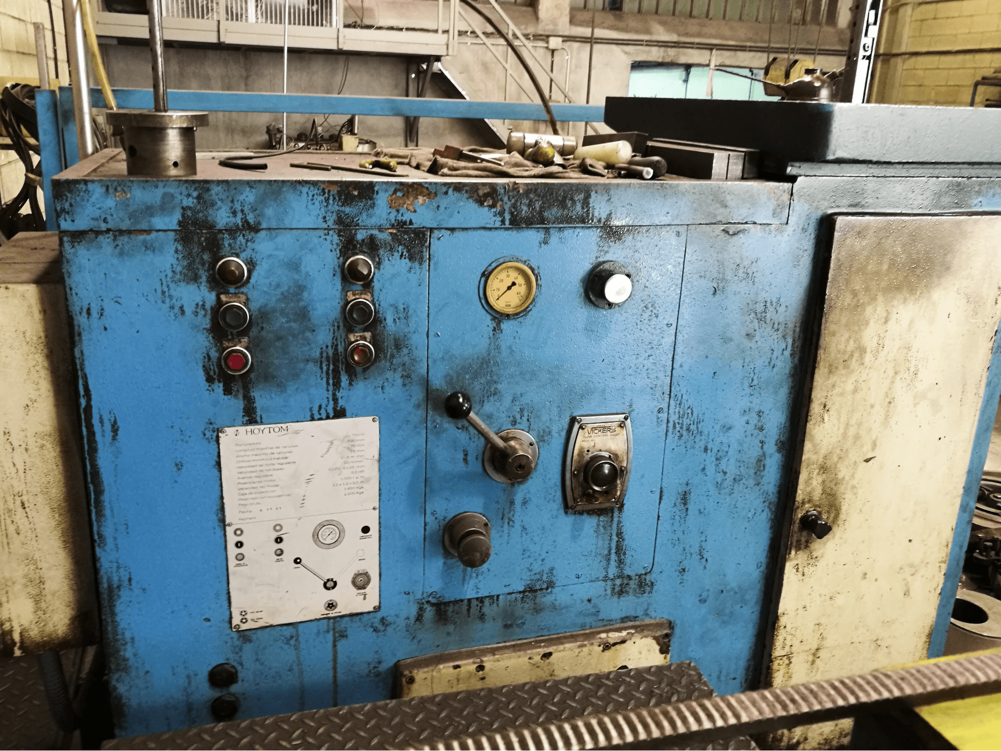 Makine Hoytom - Önden görünüm 700 H