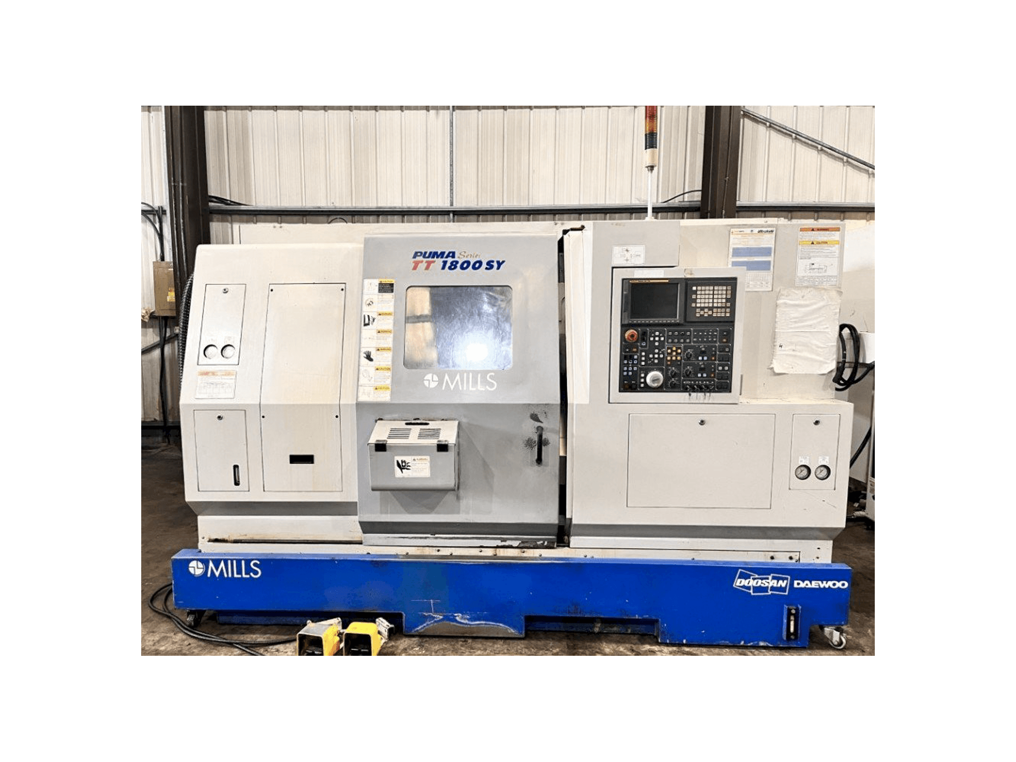 Makine Doosan TT1800SY - Önden görünüm