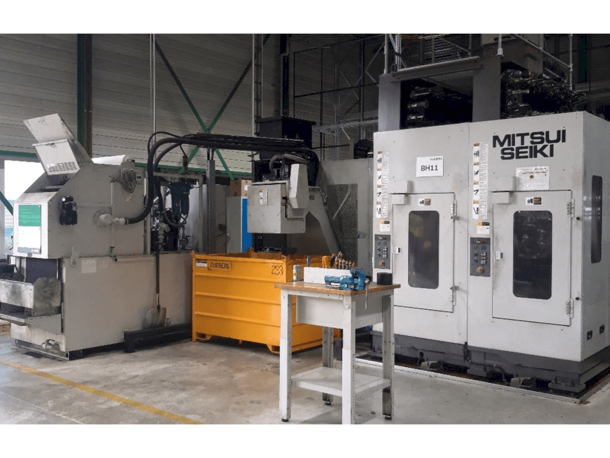 Makine Mitsui Seiki HW630 - Önden görünüm