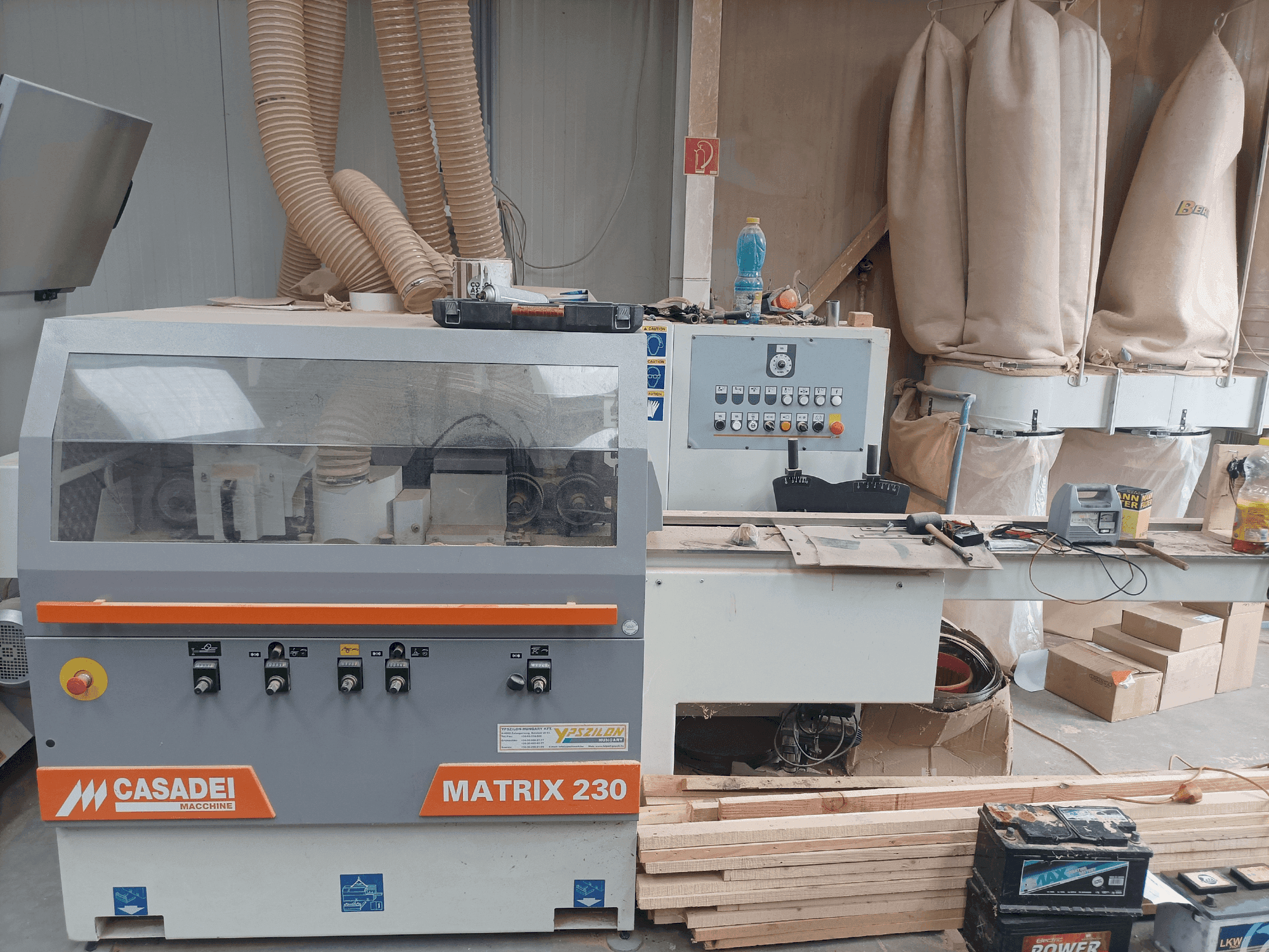 Makine CASADEI MATRIX 230 (2018) - Önden görünüm