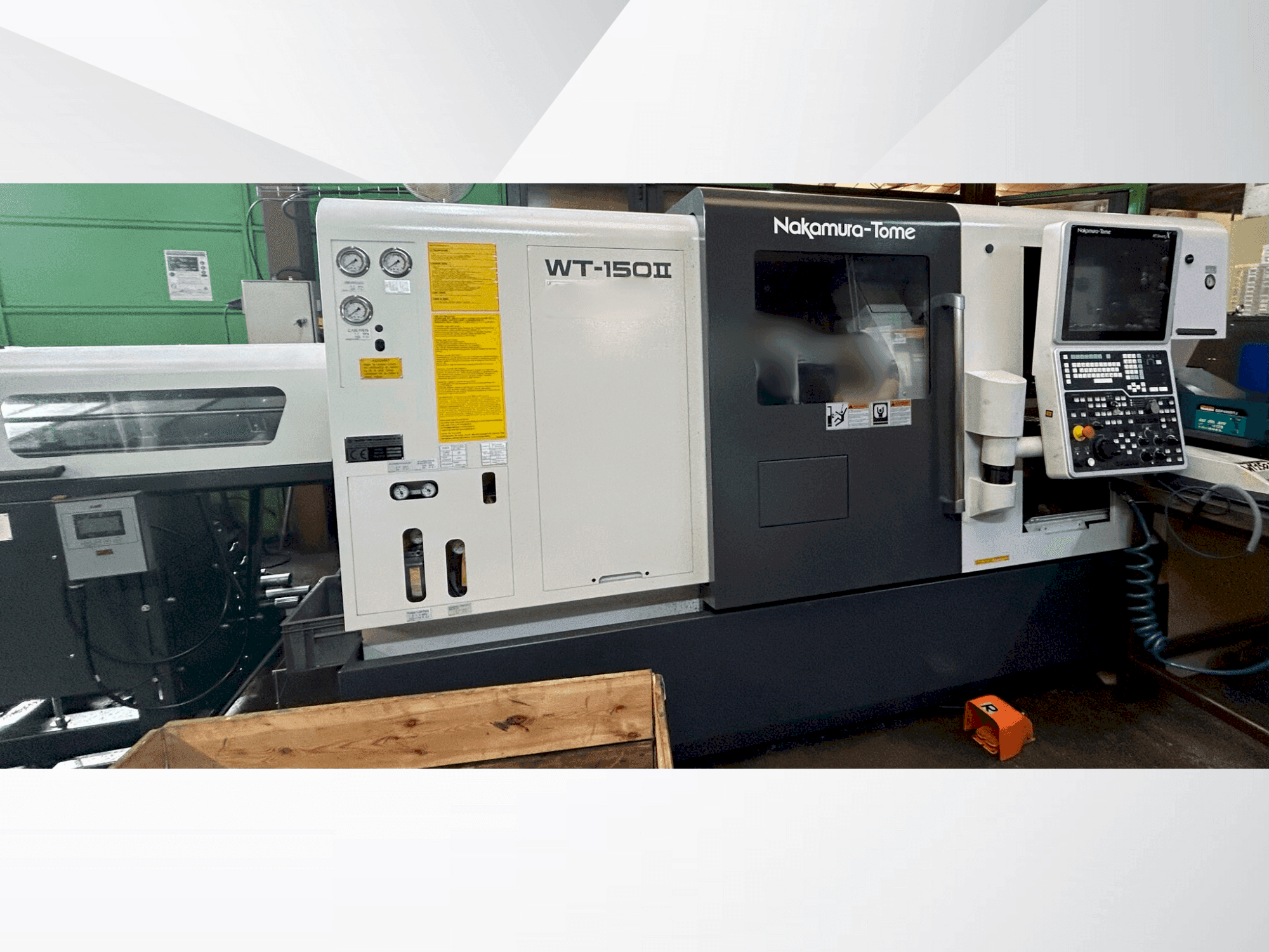 Makine NAKAMURA-TOME WT 150 - Önden görünüm