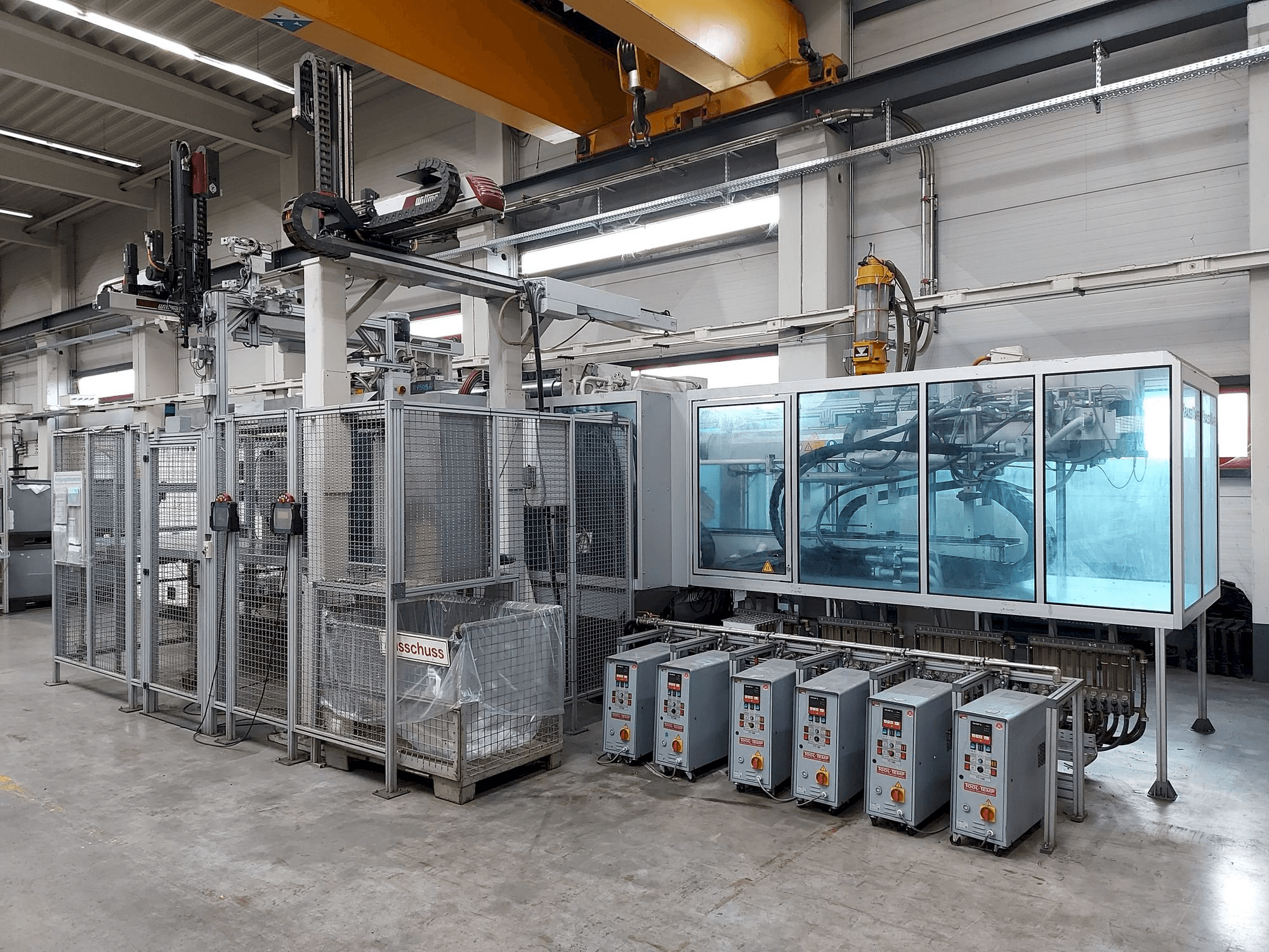 Makine Krauss Maffei 650 Tandem - Önden görünüm