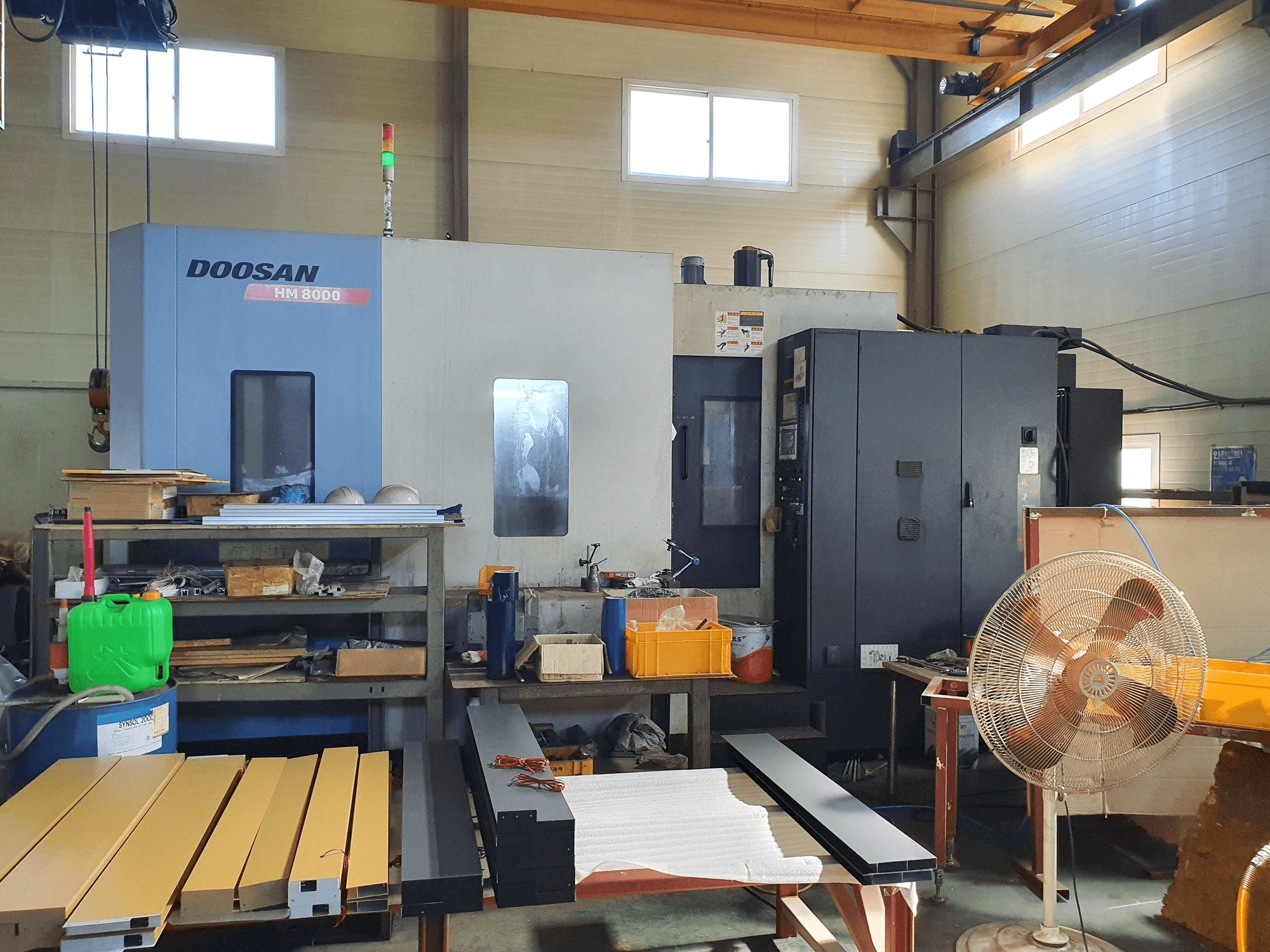 Makine Doosan HM8000 - Önden görünüm