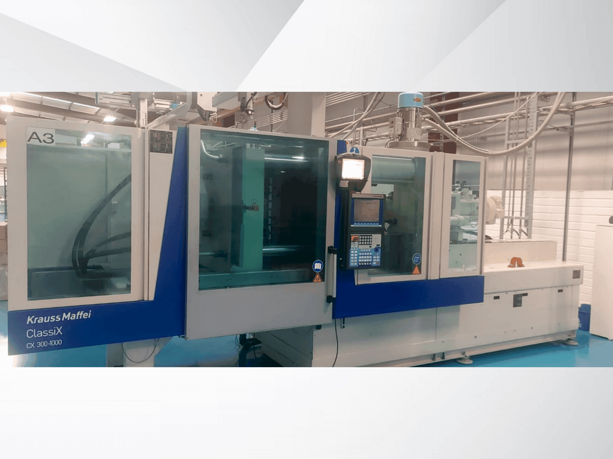 Makine Krauss Maffei ClassiX 300-1000 CX - Önden görünüm