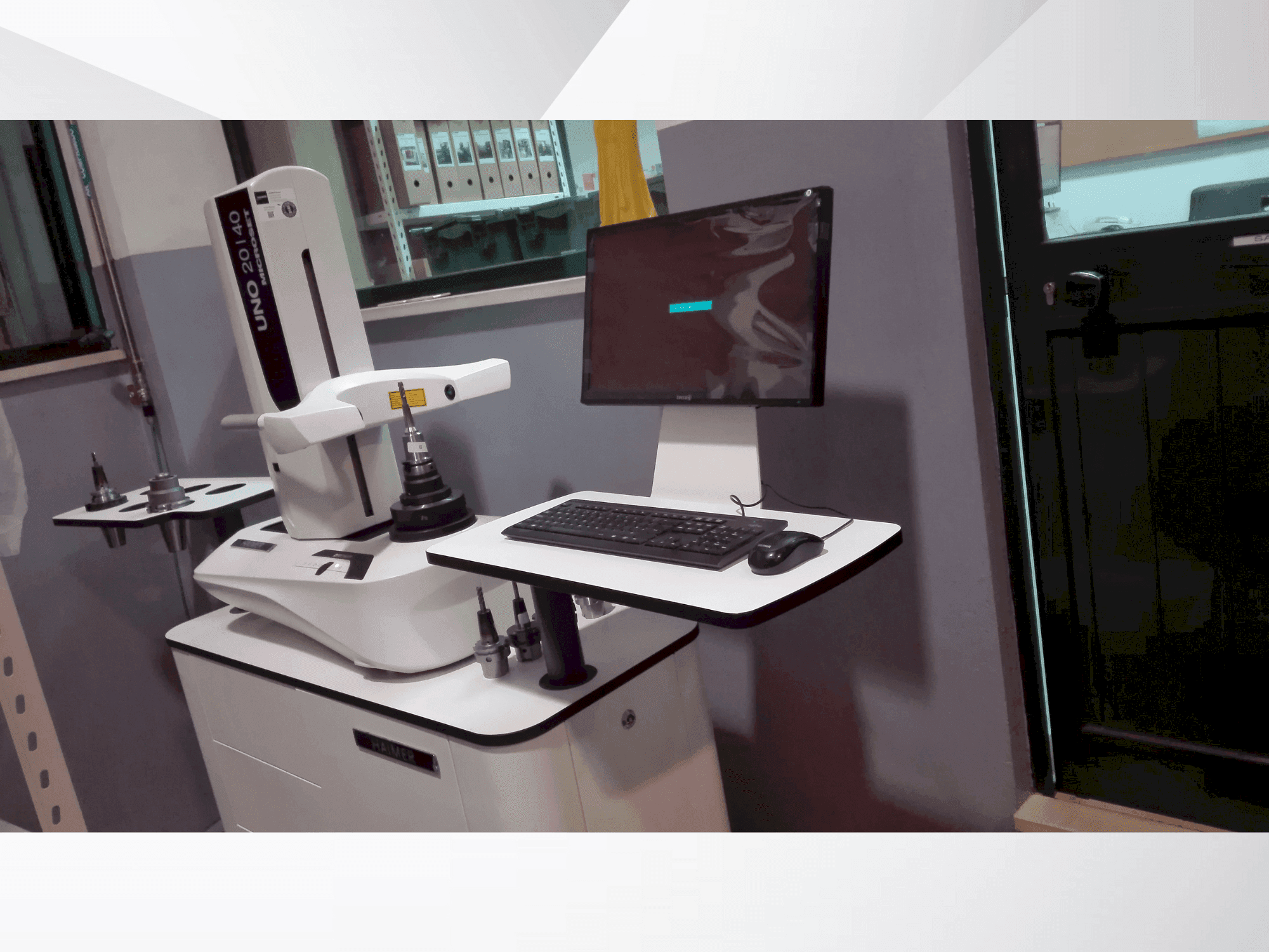 Makine HAIMER UNO 20/40 microset - Önden görünüm