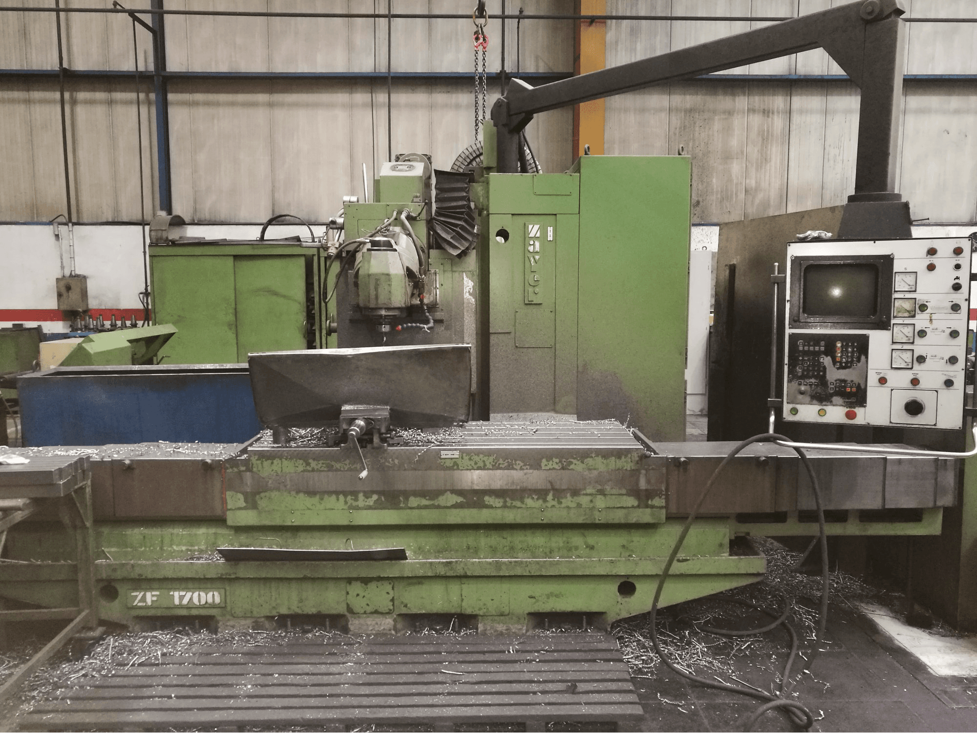 Makine Zayer - Sol görünüm ZF 1700