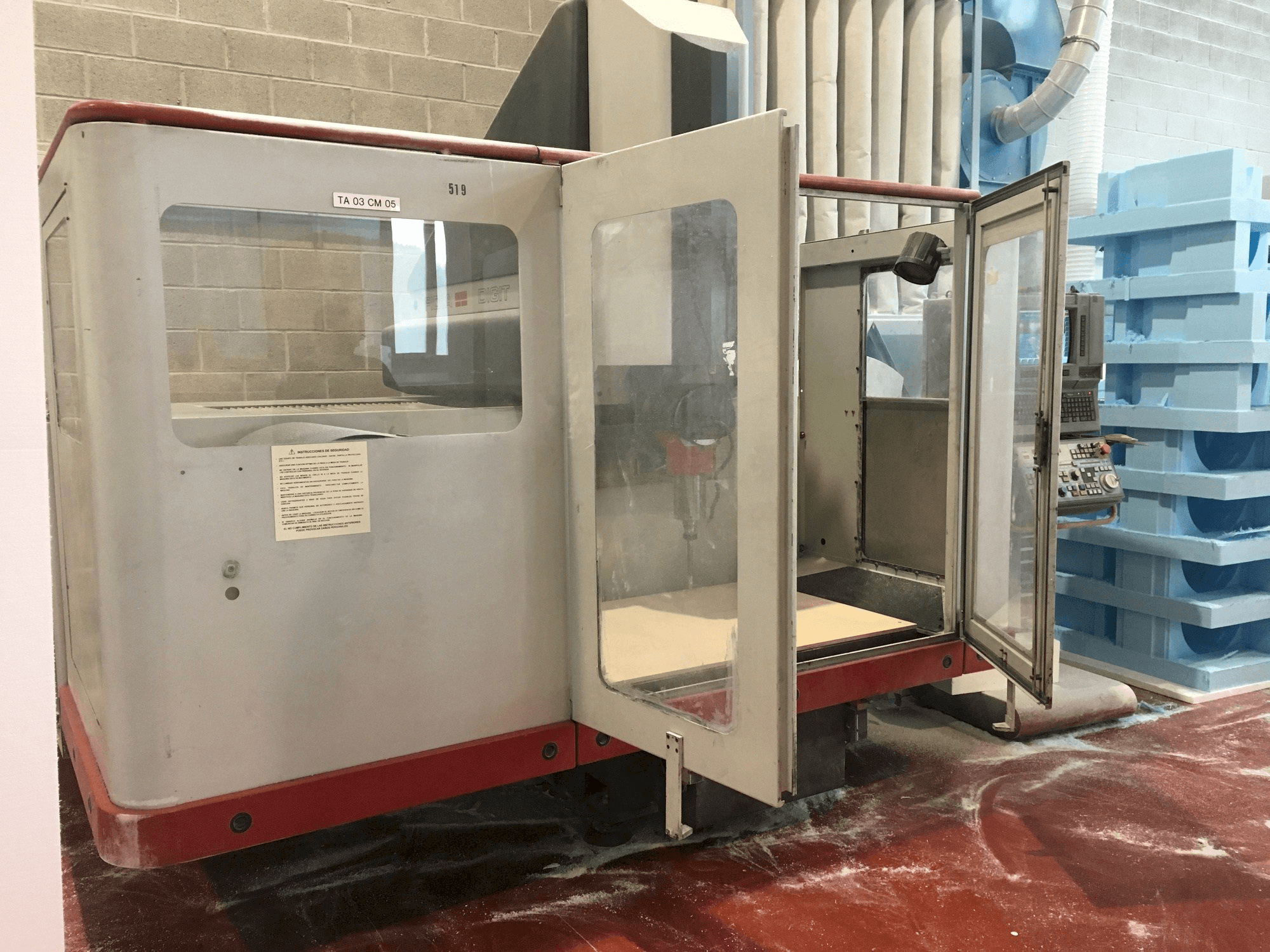 Makine Fidia Digit 165 - Önden görünüm