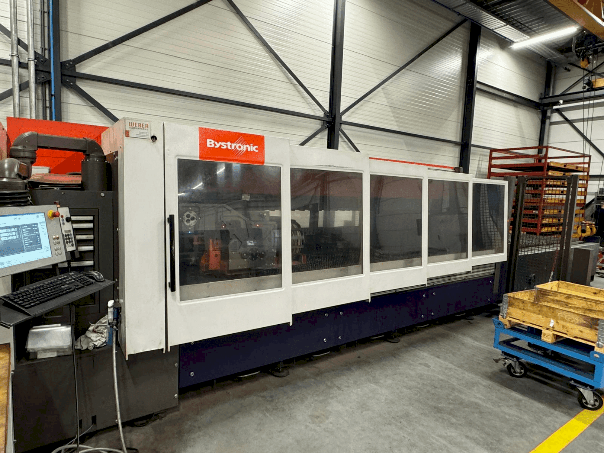 Makine Bystronic BySpeed 3015 - Önden görünüm
