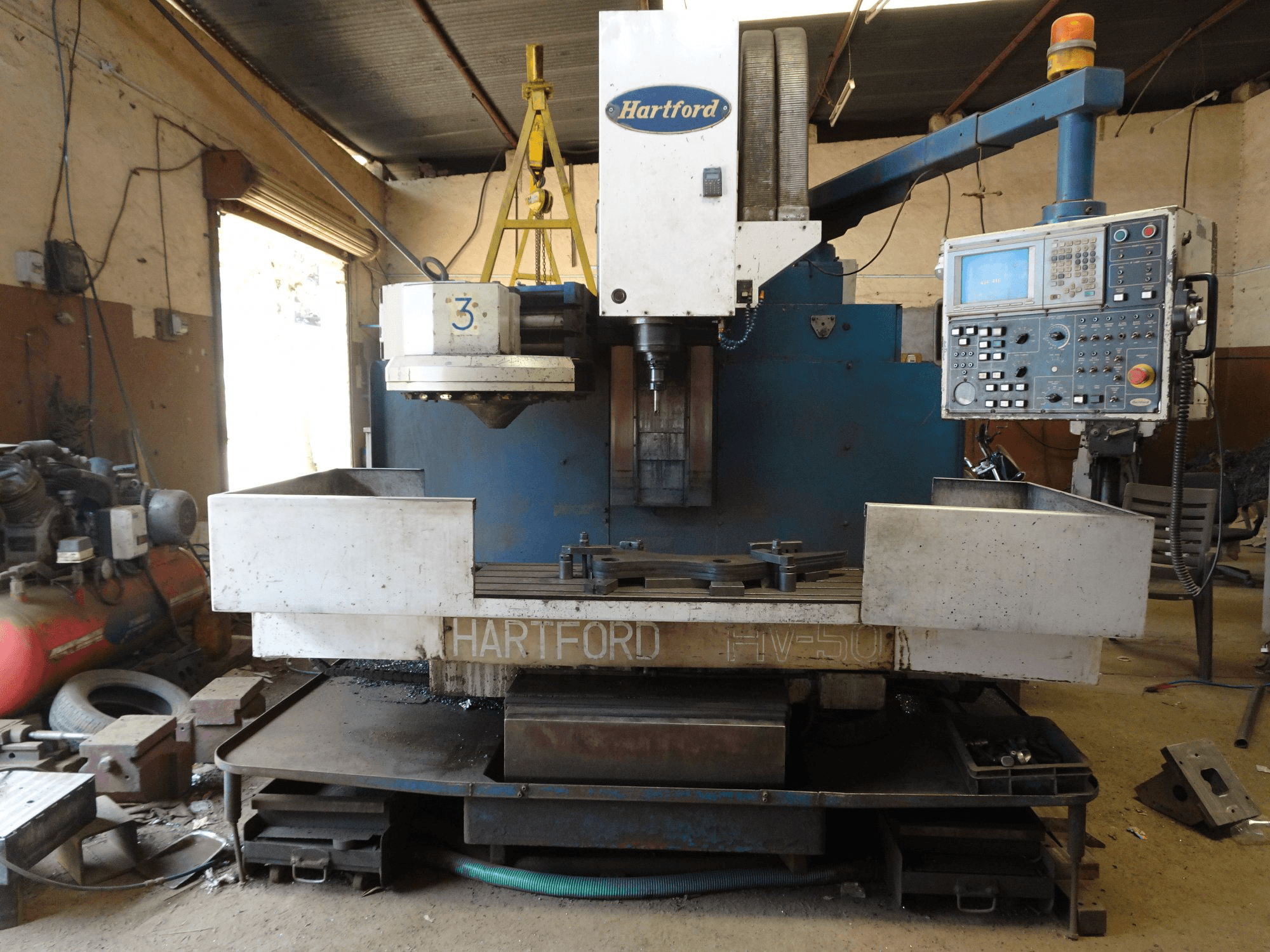 Makine Hartford - Önden görünüm HV-50S