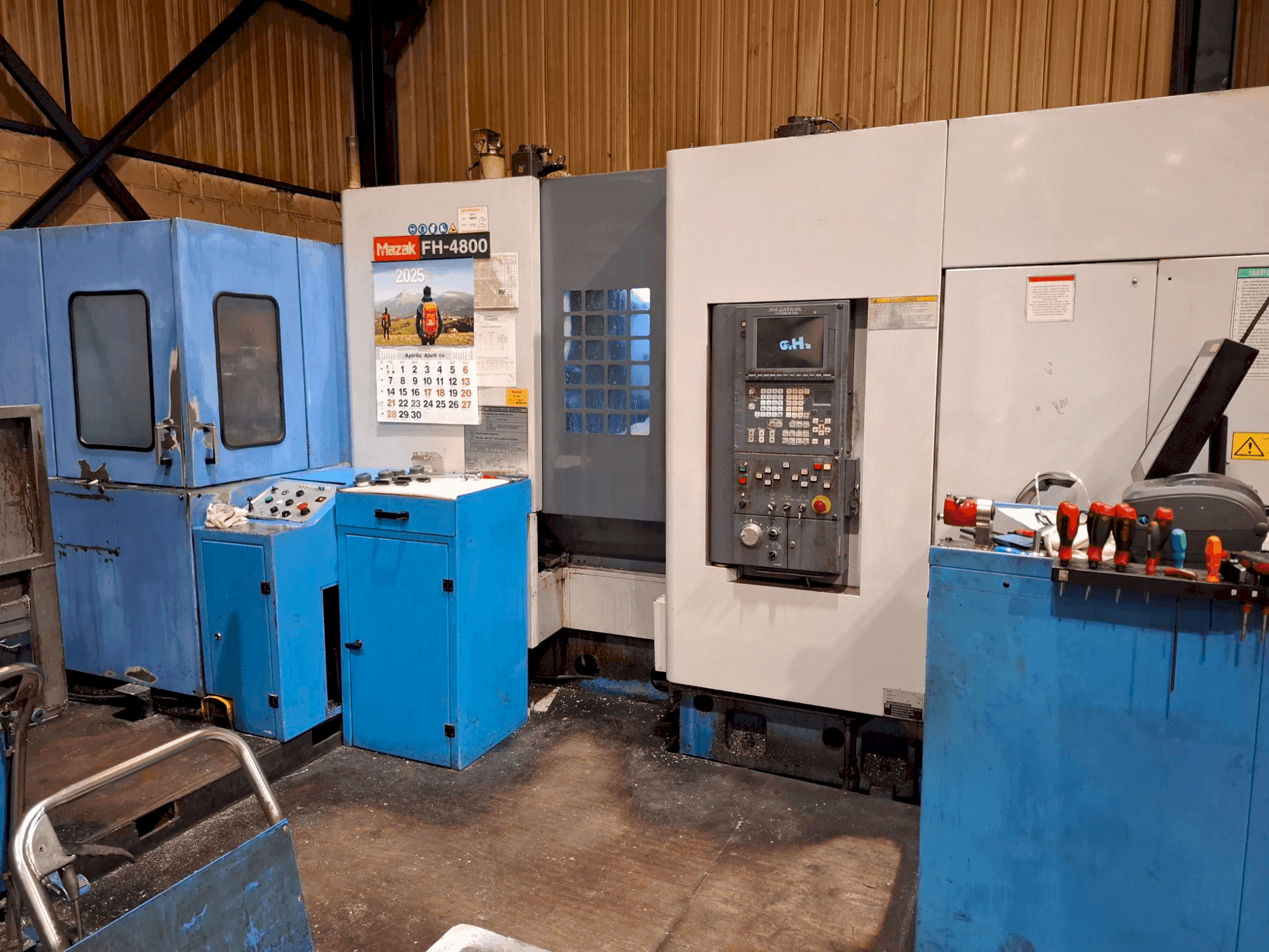 Makine Mazak FH-4800 - Önden görünüm