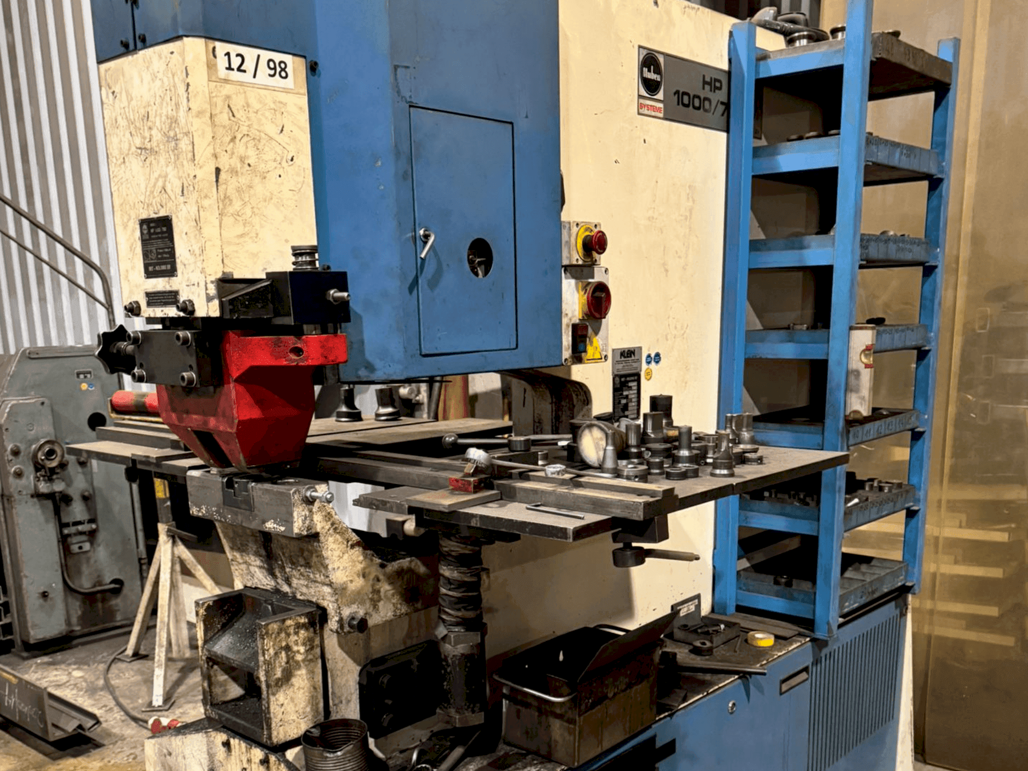 Makine KLEIN HP 1000/760 - Önden görünüm