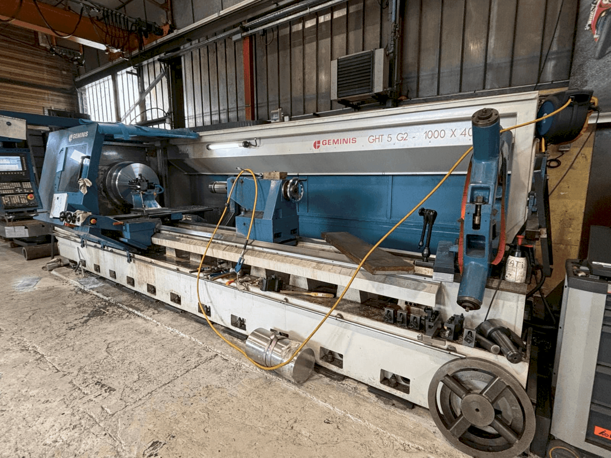 Makine Geminis GHT5 G2-1000x4000 - Önden görünüm