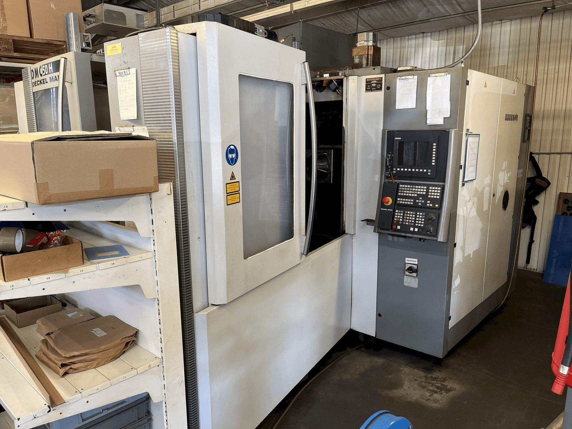 Makine DMG MORI DMC 50H - Önden görünüm
