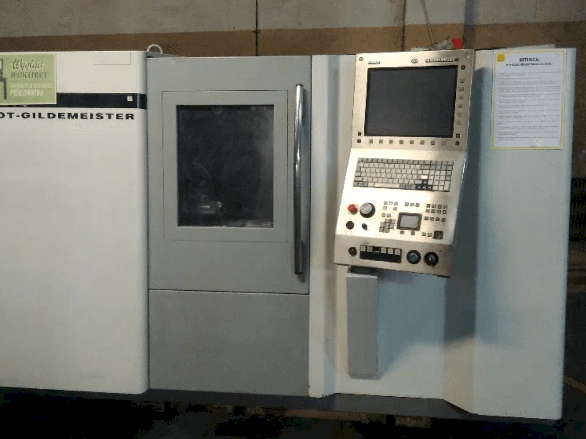 Makine Gildemeister CTX 210 - Önden görünüm