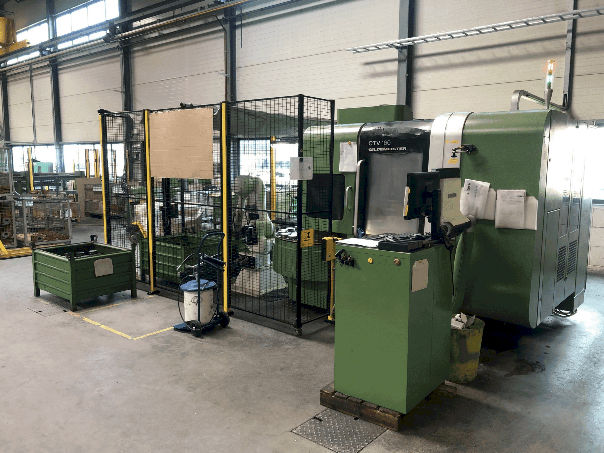 Makine DMG Gildemeister CTV 160 - Önden görünüm