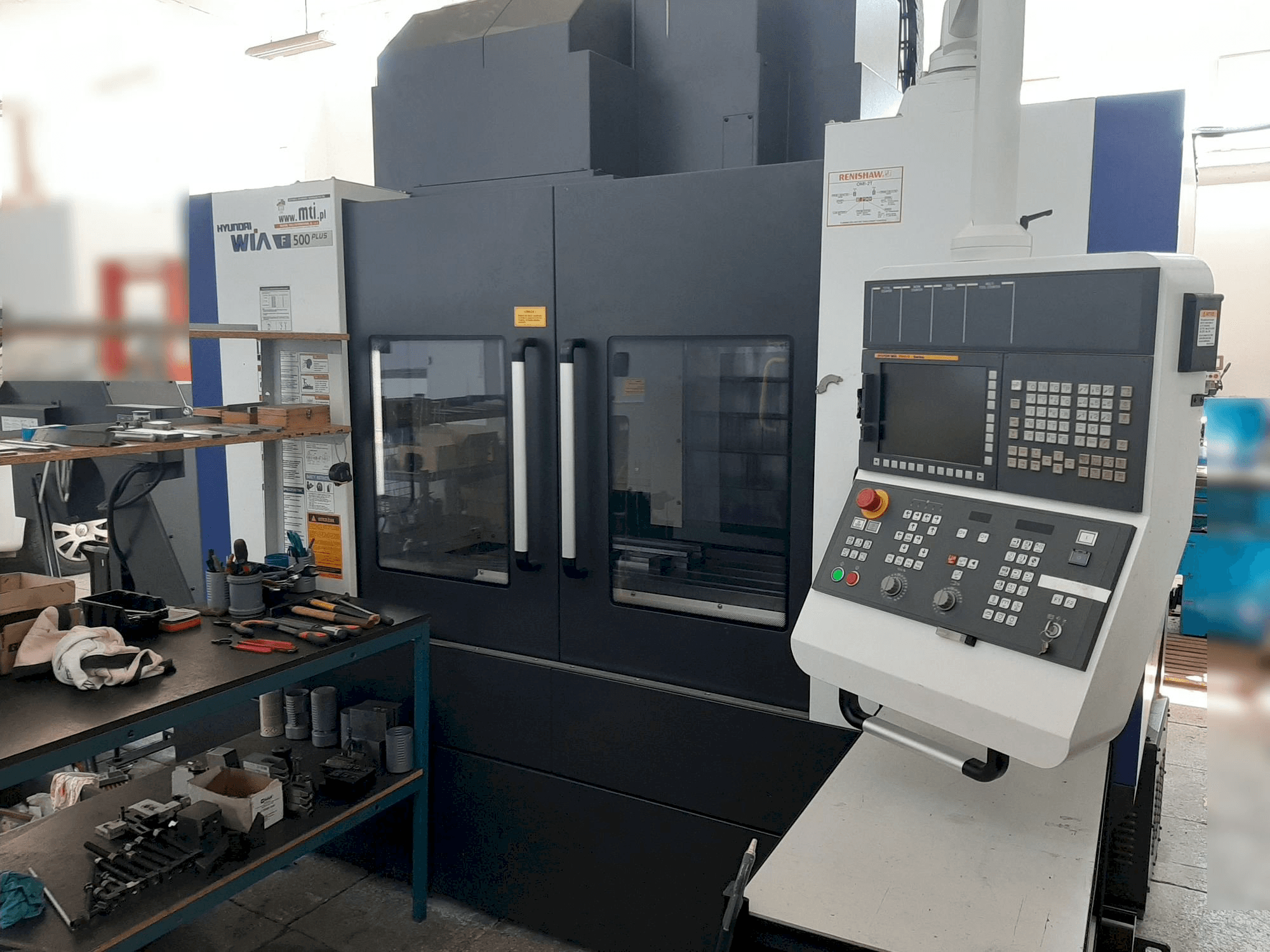 Makine Hyundai Wia F500 PLUS - Önden görünüm