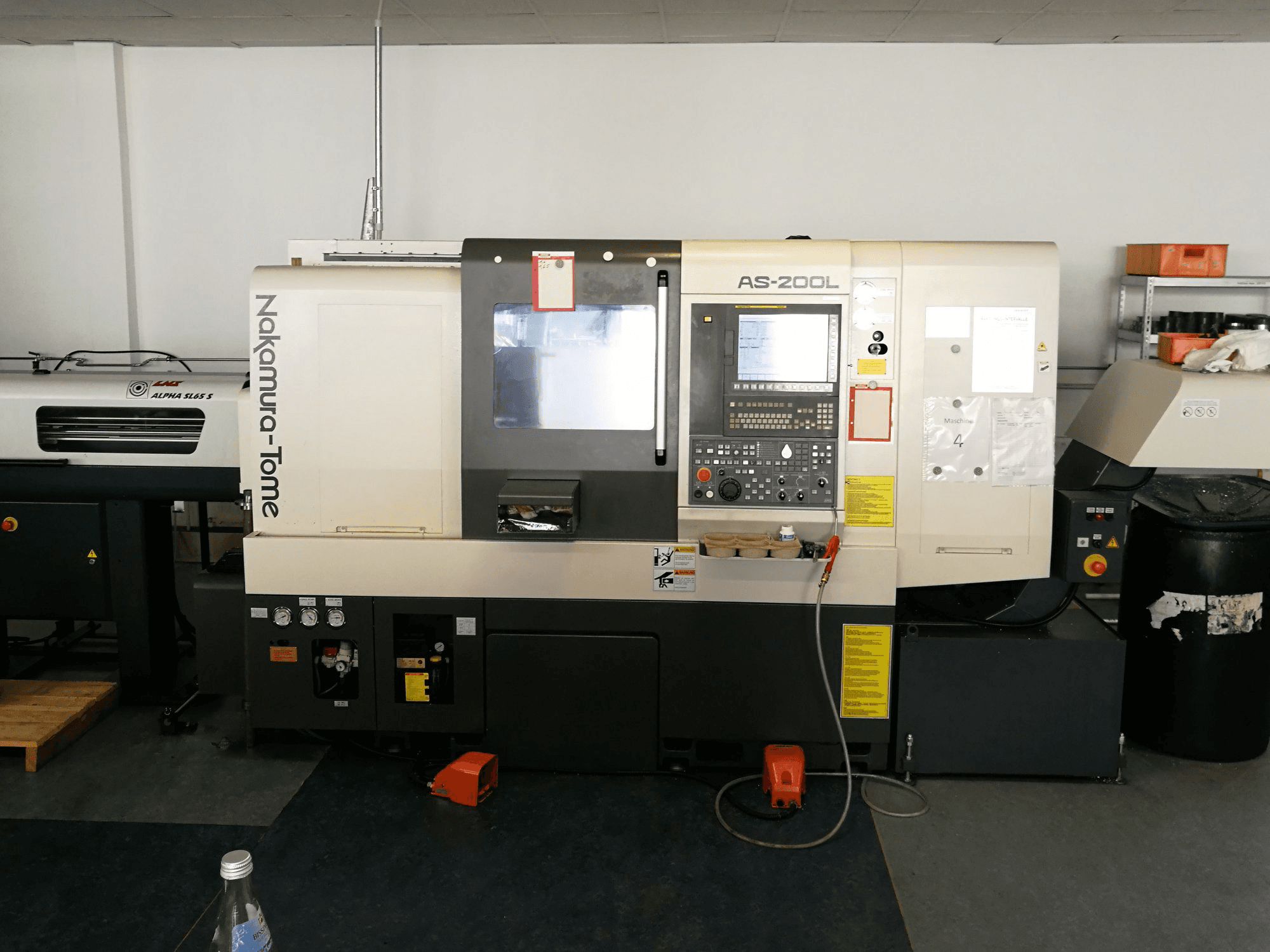 Makine NAKAMURA-TOME - Önden görünüm AS-200L