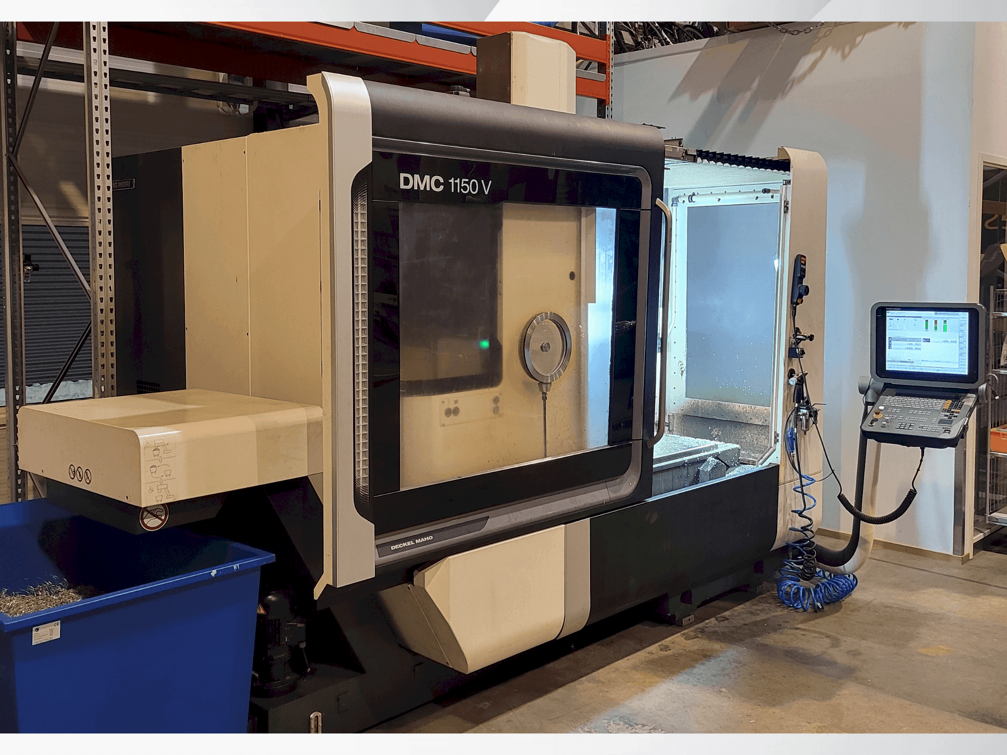 Makine DMG MORI DMC1150V - Önden görünüm
