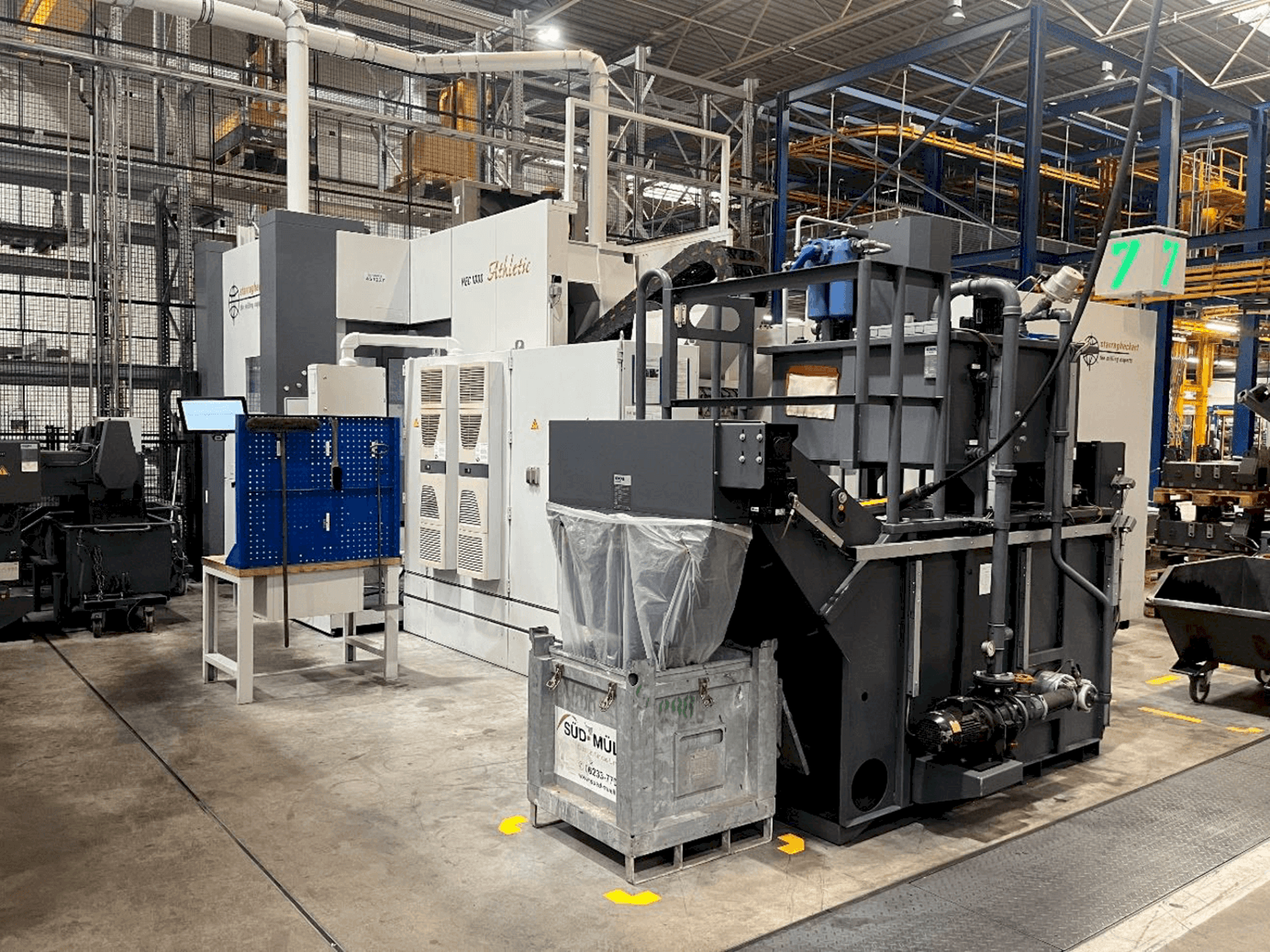 Makine Heckert HEC 1000 - Sağ taraf görünümü