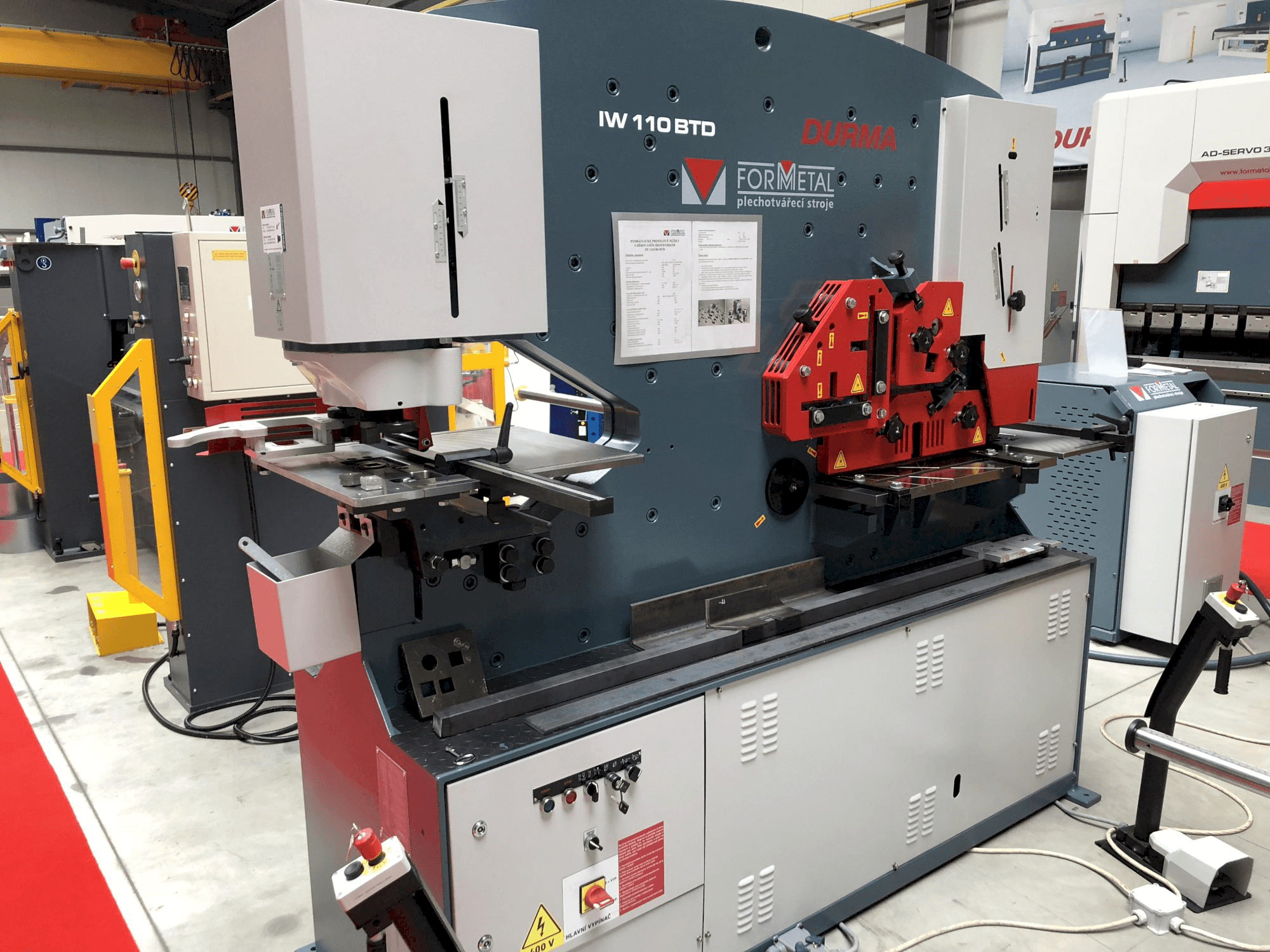 Makine Durma - Sol görünüm IW 110/180 BTD