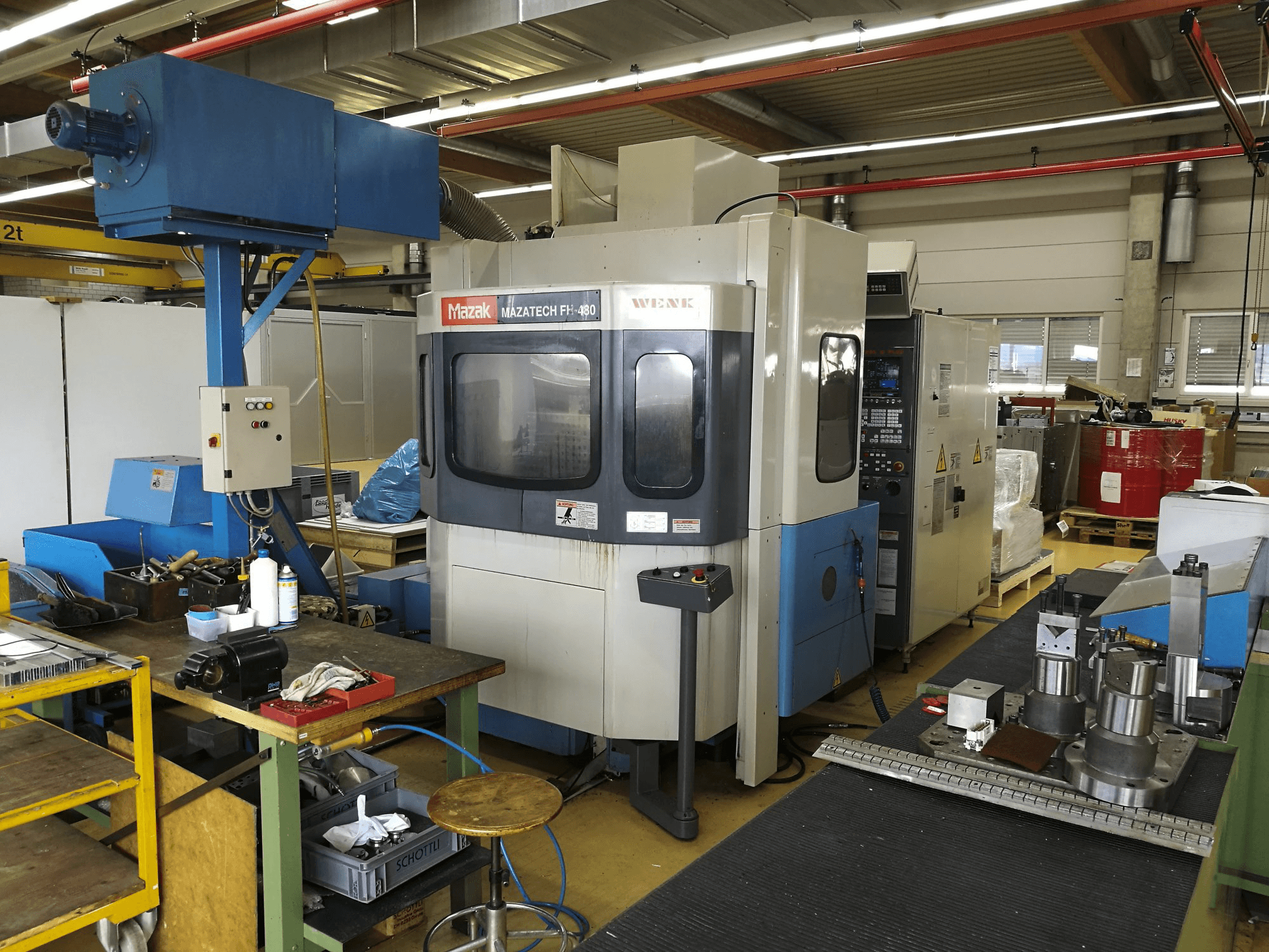 Makine Mazak - Sağdan görünüm FH-480