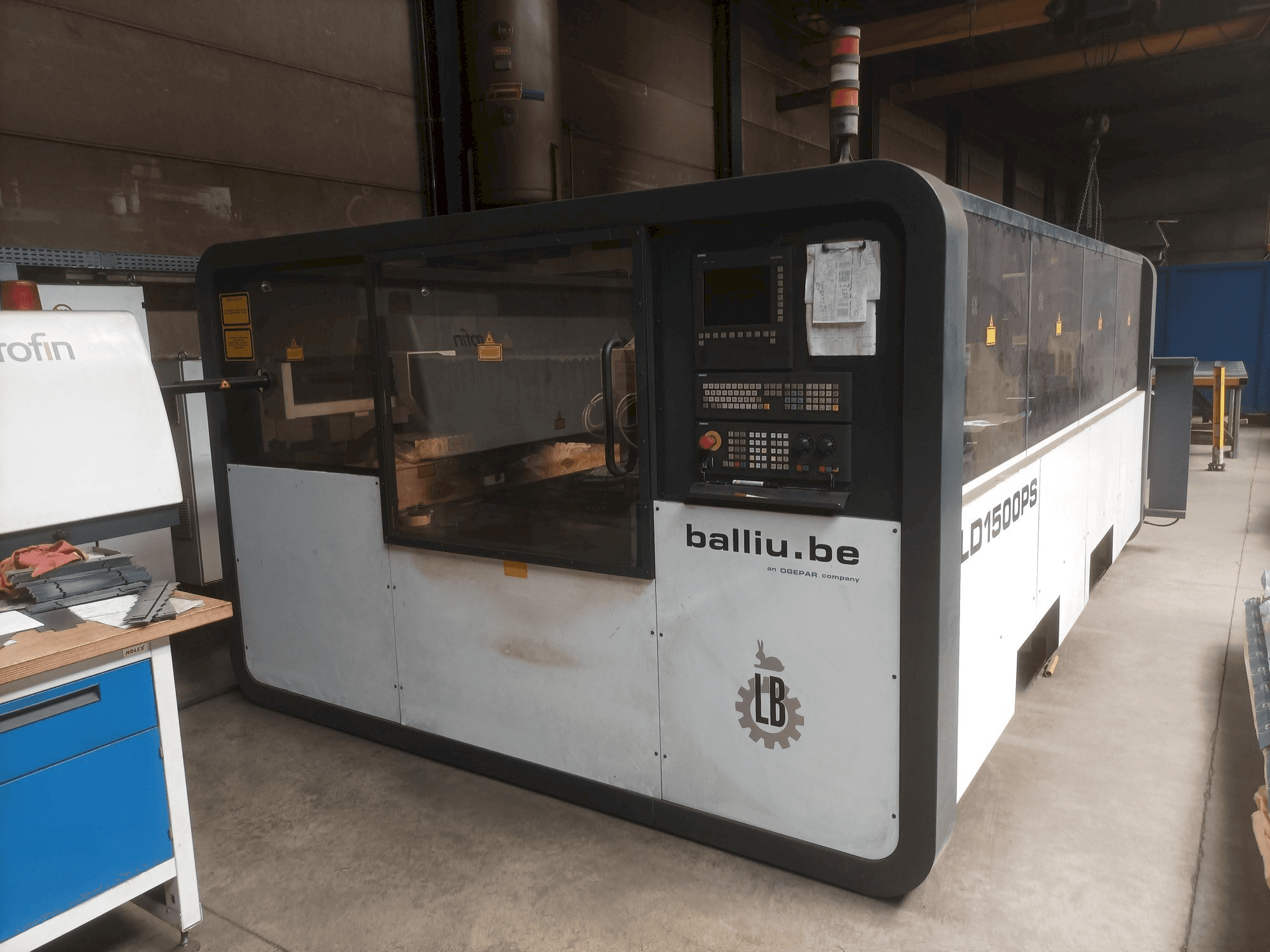 Makine Balliu LD 1500 PS - Önden görünüm