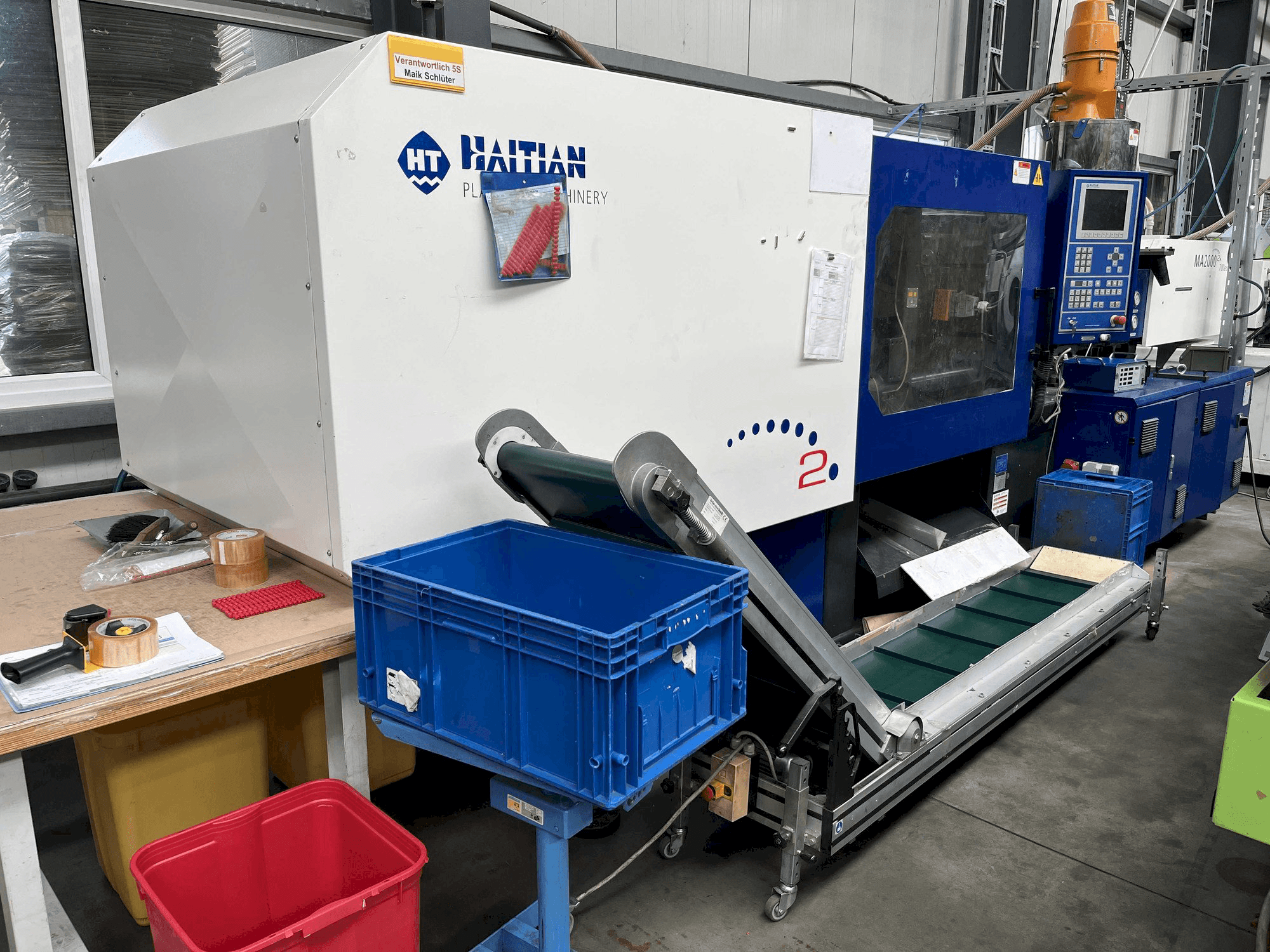 Makine HAITIAN MA2000 II/700eco - Önden görünüm