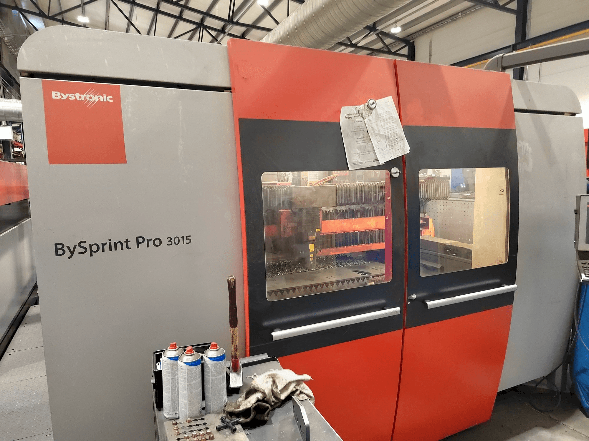 Makine Bystronic Bysprint Pro 3015 - Önden görünüm