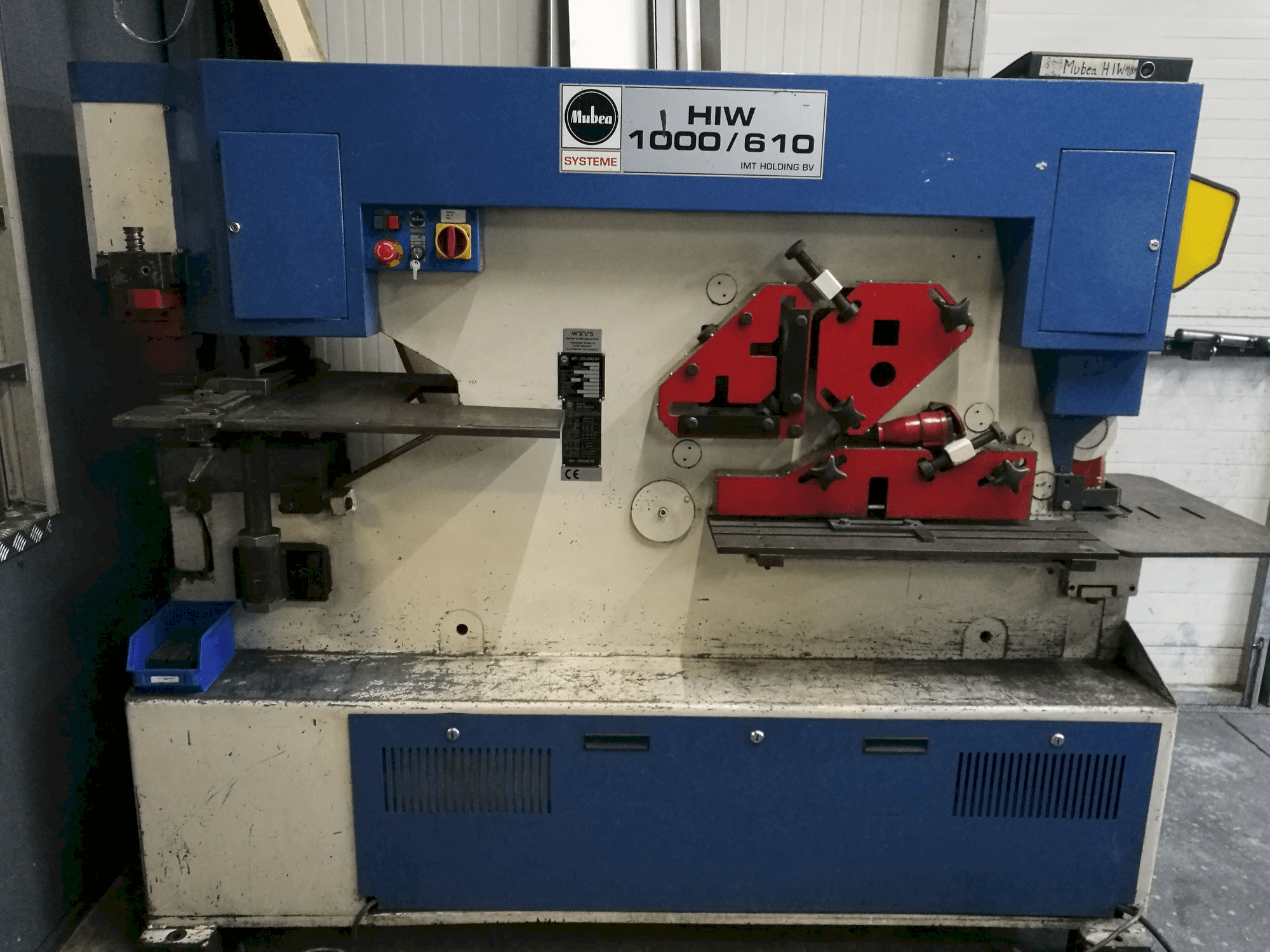 Makine Mubea HIW 1000/610 - Önden görünüm