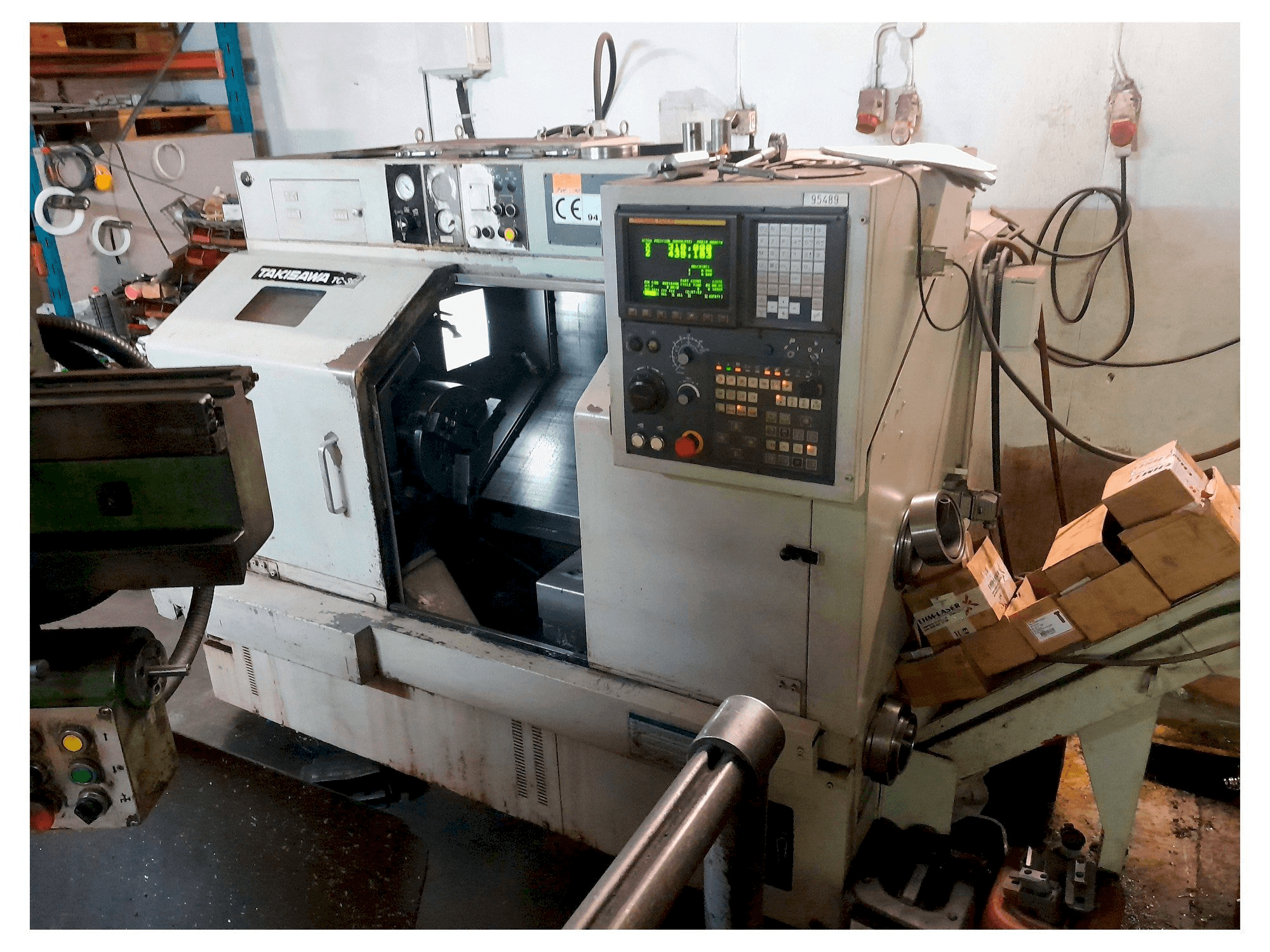 Makine Takisawa TC-30 - Önden görünüm