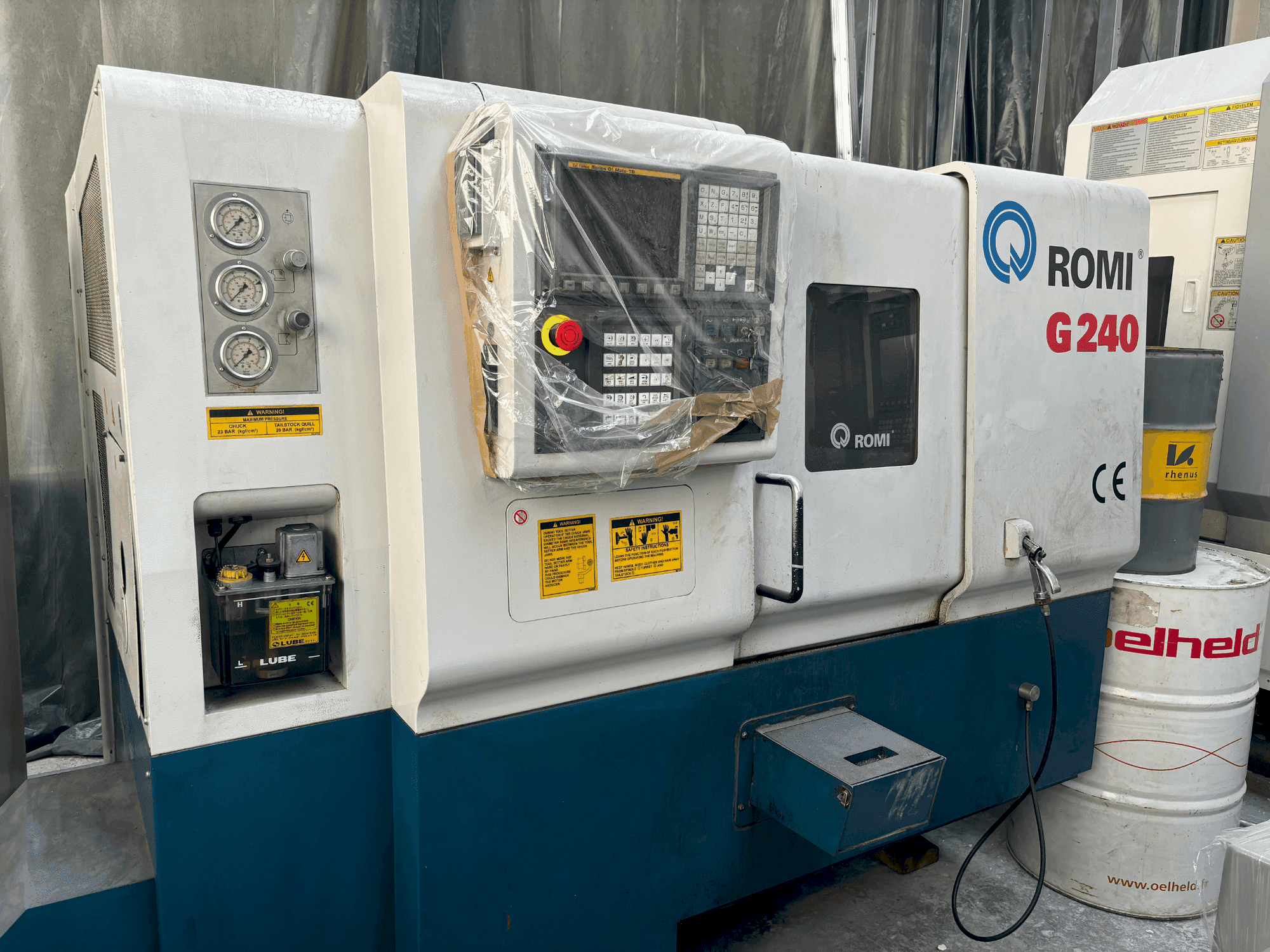 Makine Romi G240 - Önden görünüm