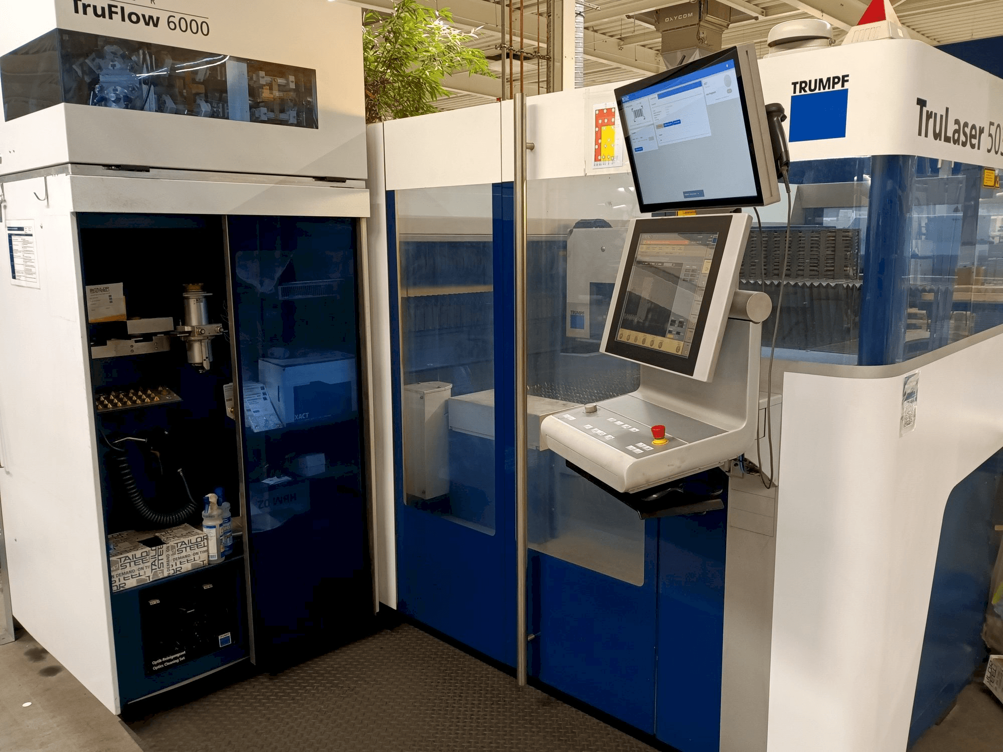 Makine TRUMPF TruLaser 5030 6,0kW Co2 + LiftMaster - Önden görünüm