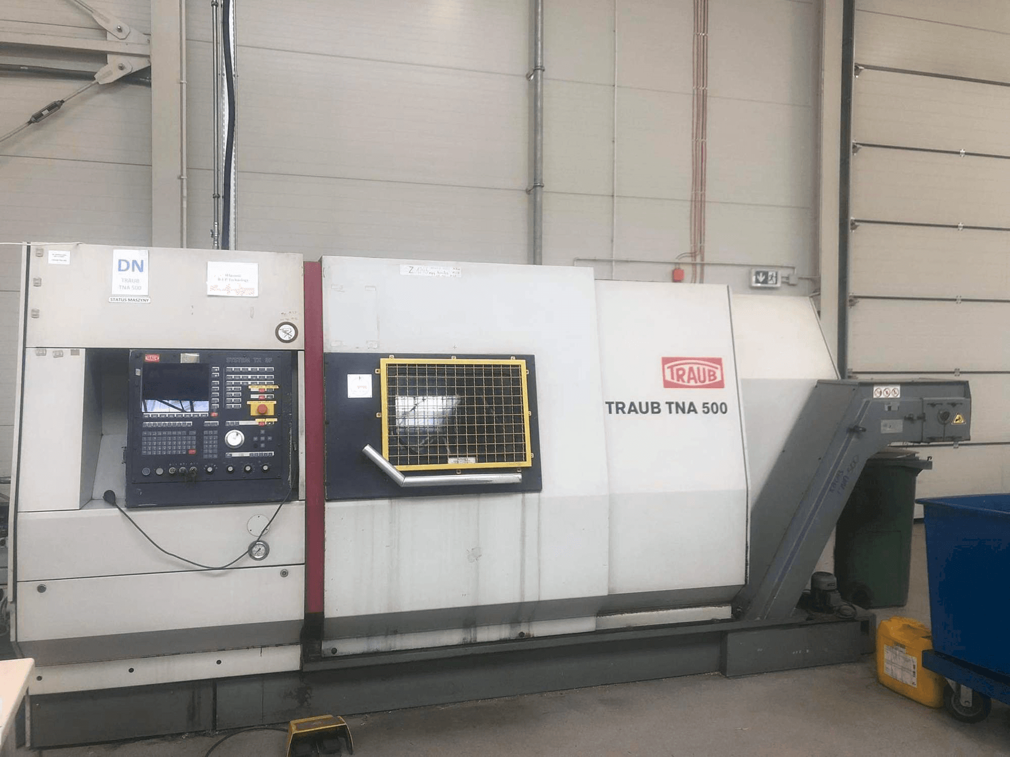 Makine TRAUB TNA 500/600 - Önden görünüm