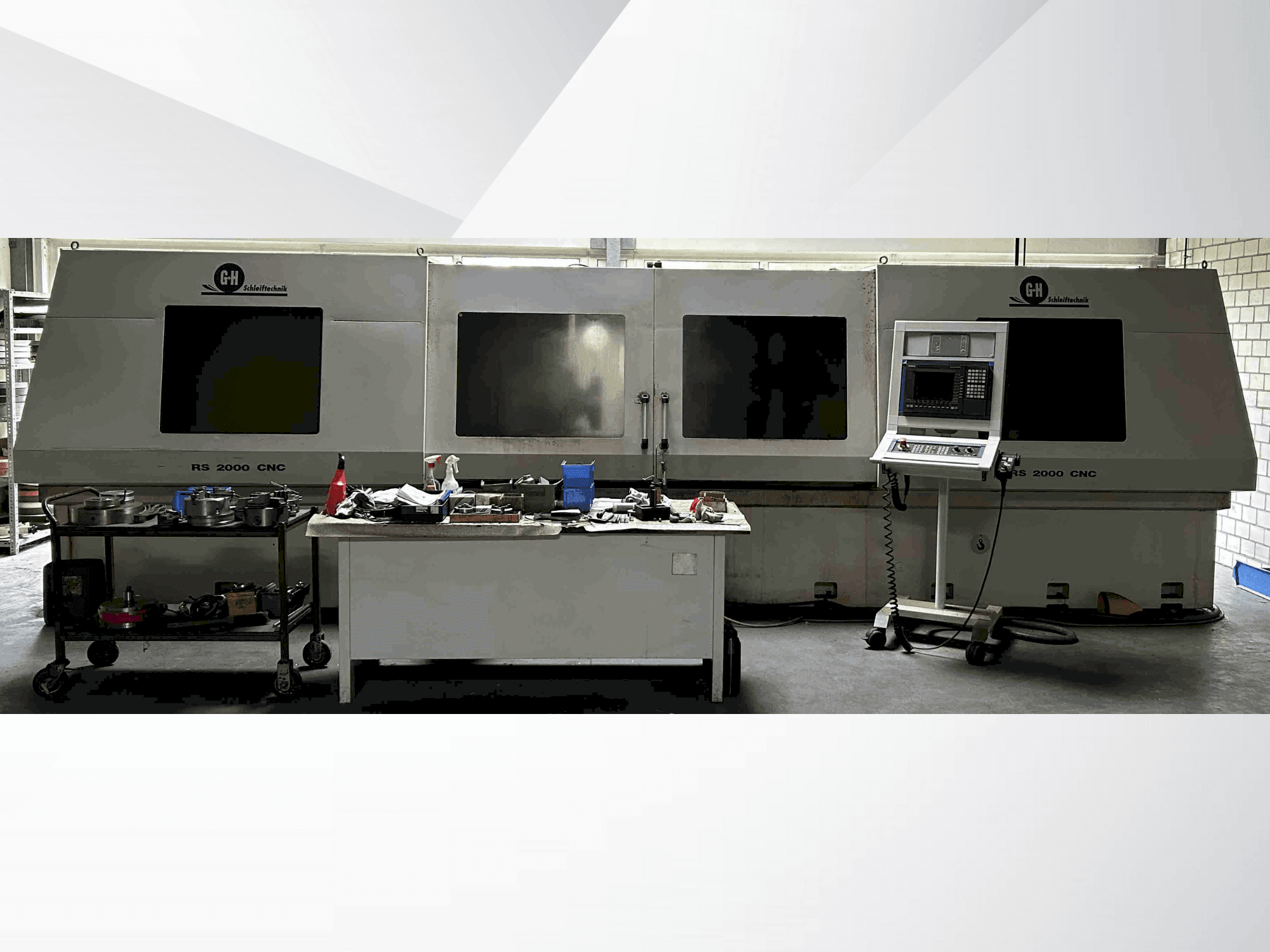 Makine GEIBEL & HOTZ RS 2000 CNC - Önden görünüm