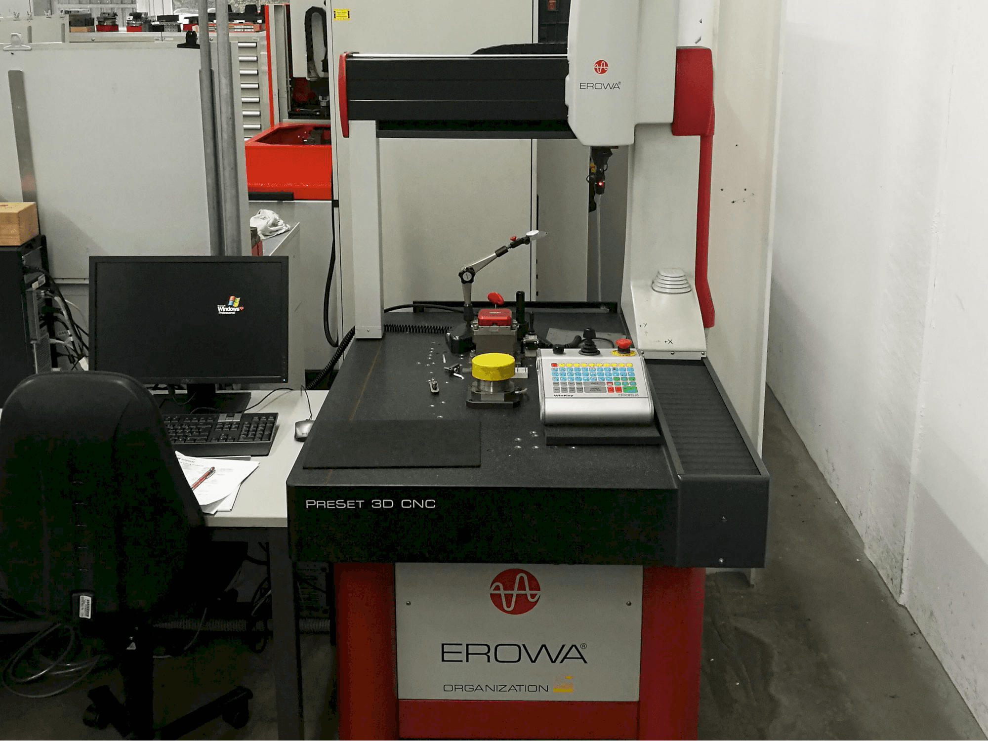 Makine EROWA - Önden görünüm PreSet 3D CNC