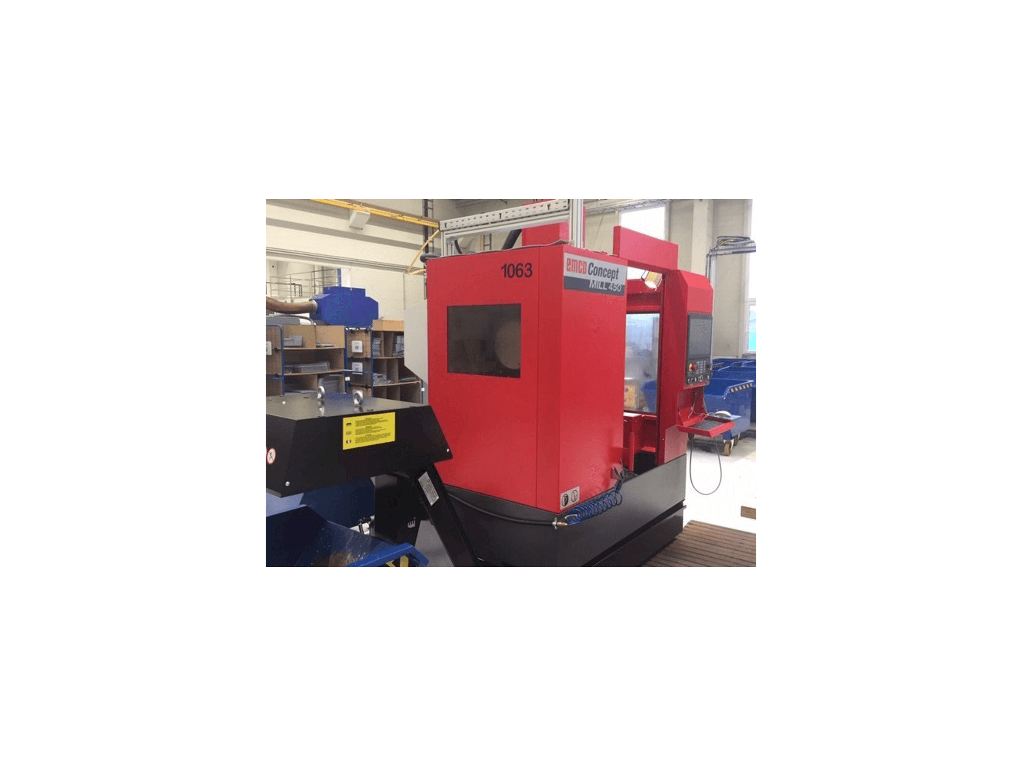 Makine EMCO Concept Mill 450 - Önden görünüm