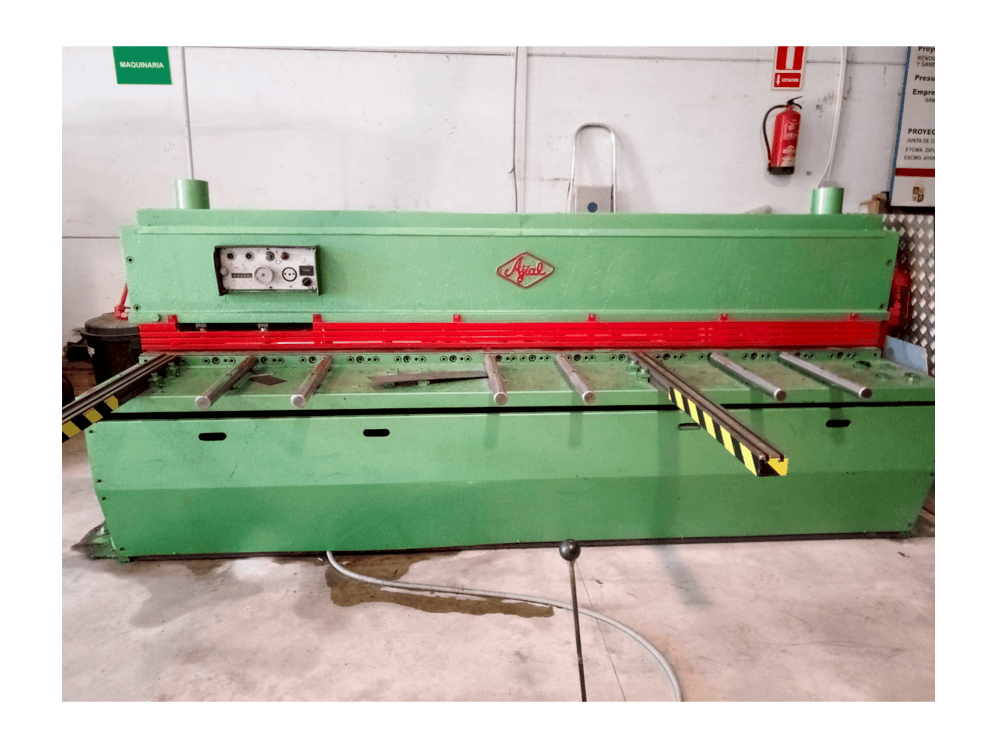 Makine Ajial 630 CA - Önden görünüm