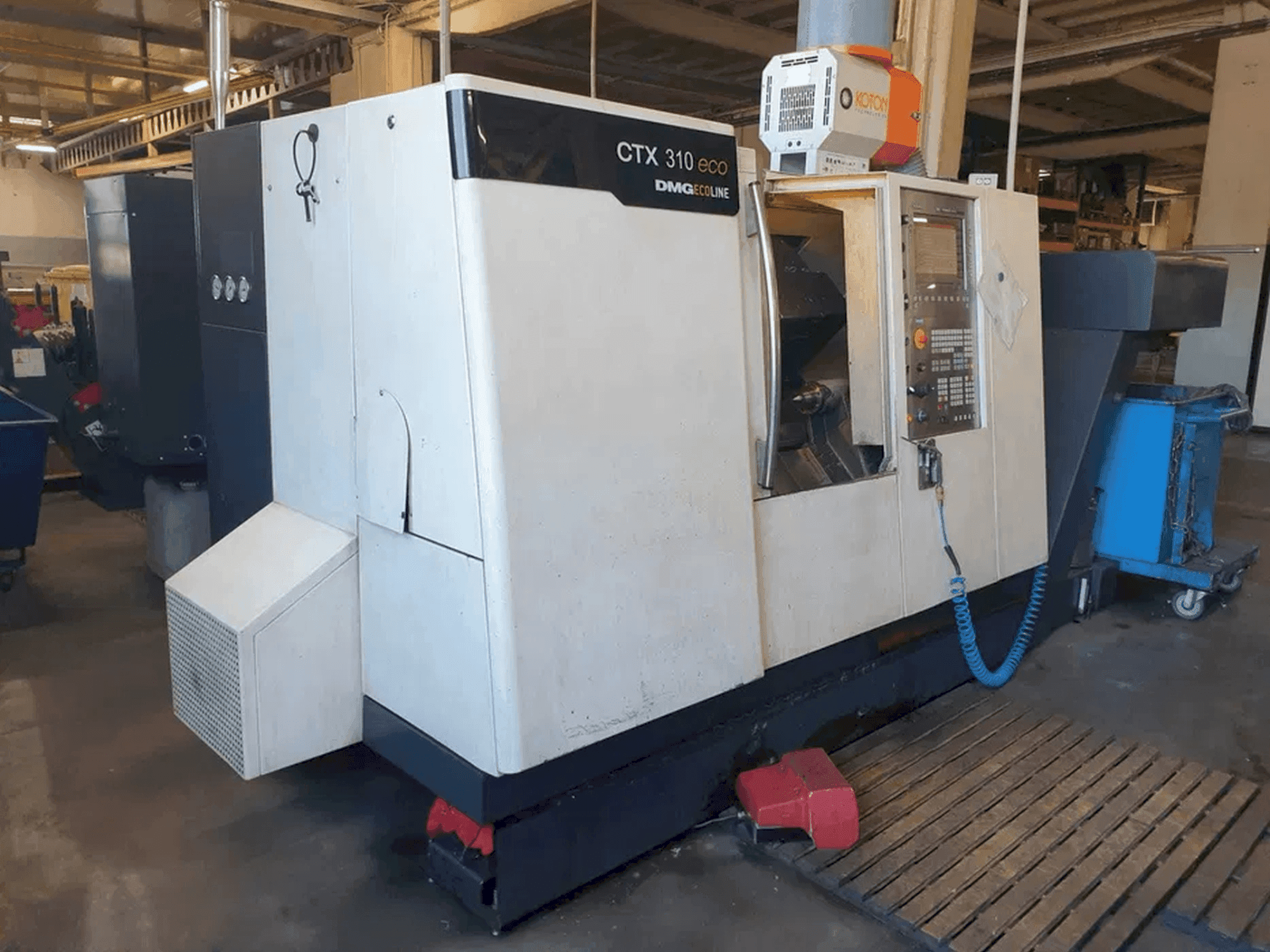Makine DMG CTX 310 eco - Önden görünüm