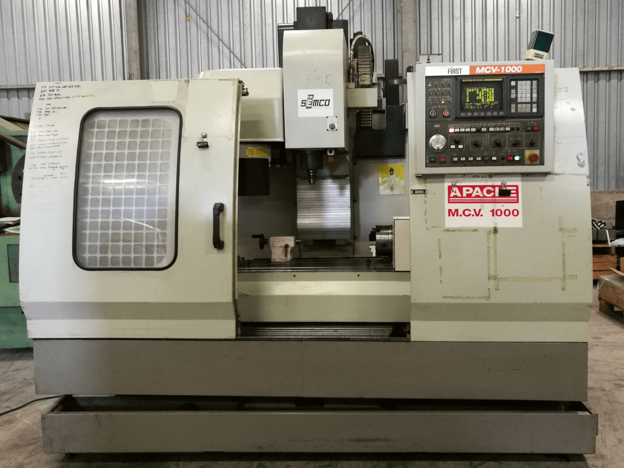 Makine FIRST - Önden görünüm MCV-1000