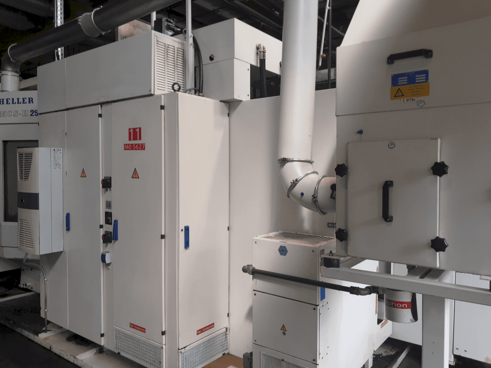 Makine HELLER MCS-H 250 - Yan görünüm