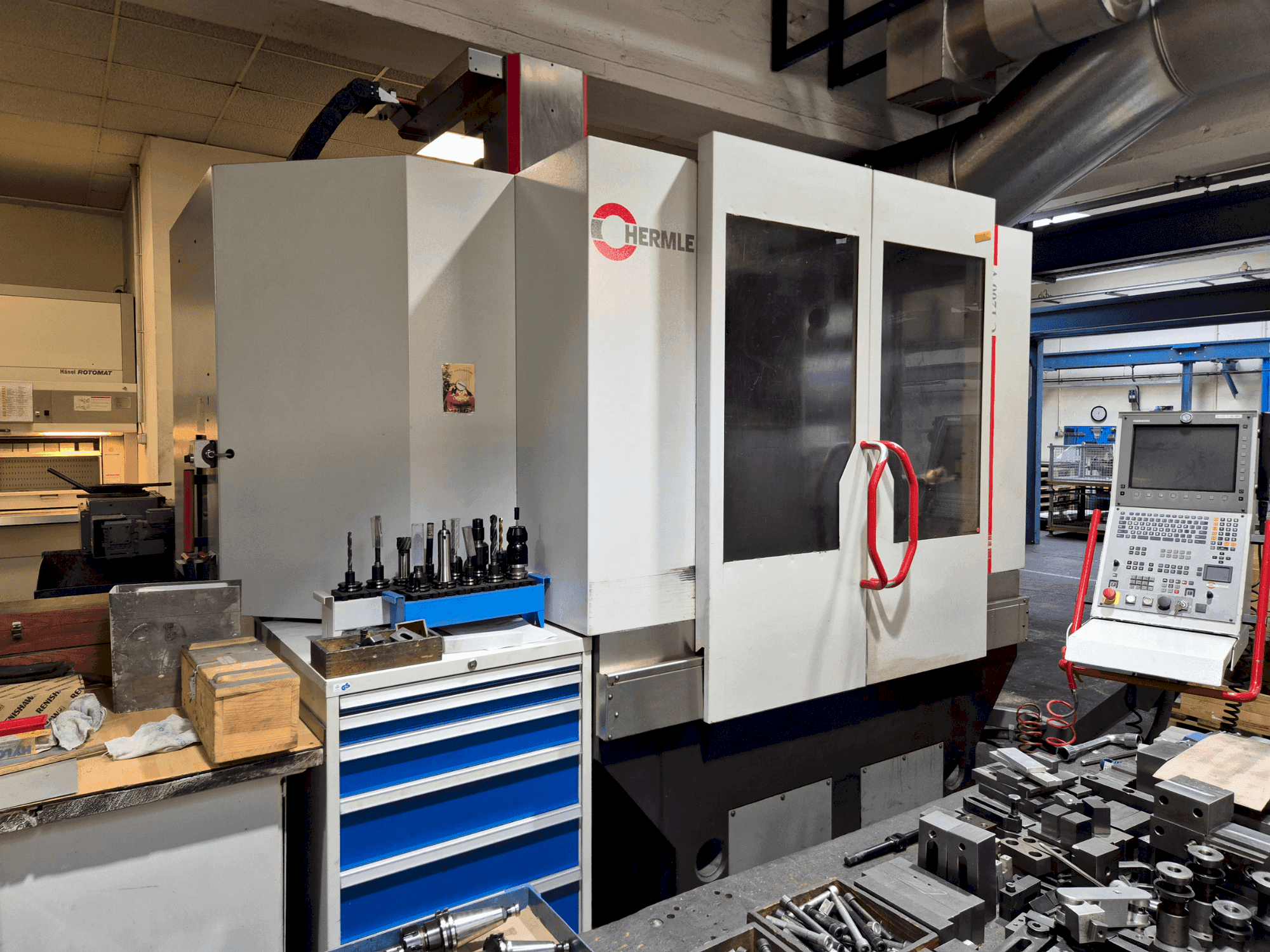 Makine HERMLE C 1200 V - Önden görünüm