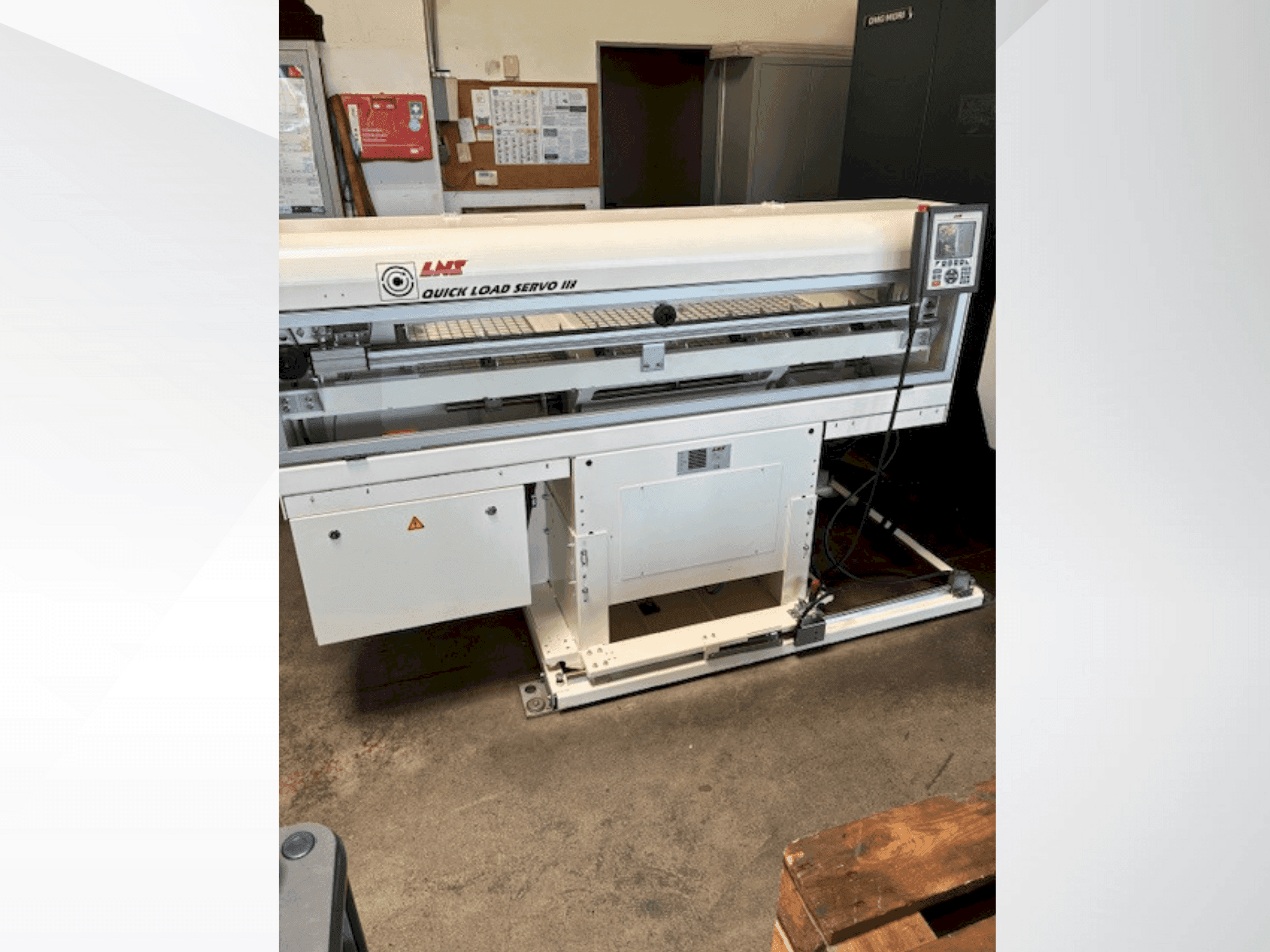 Makine LNS Quick Load Servo 3 - Önden görünüm